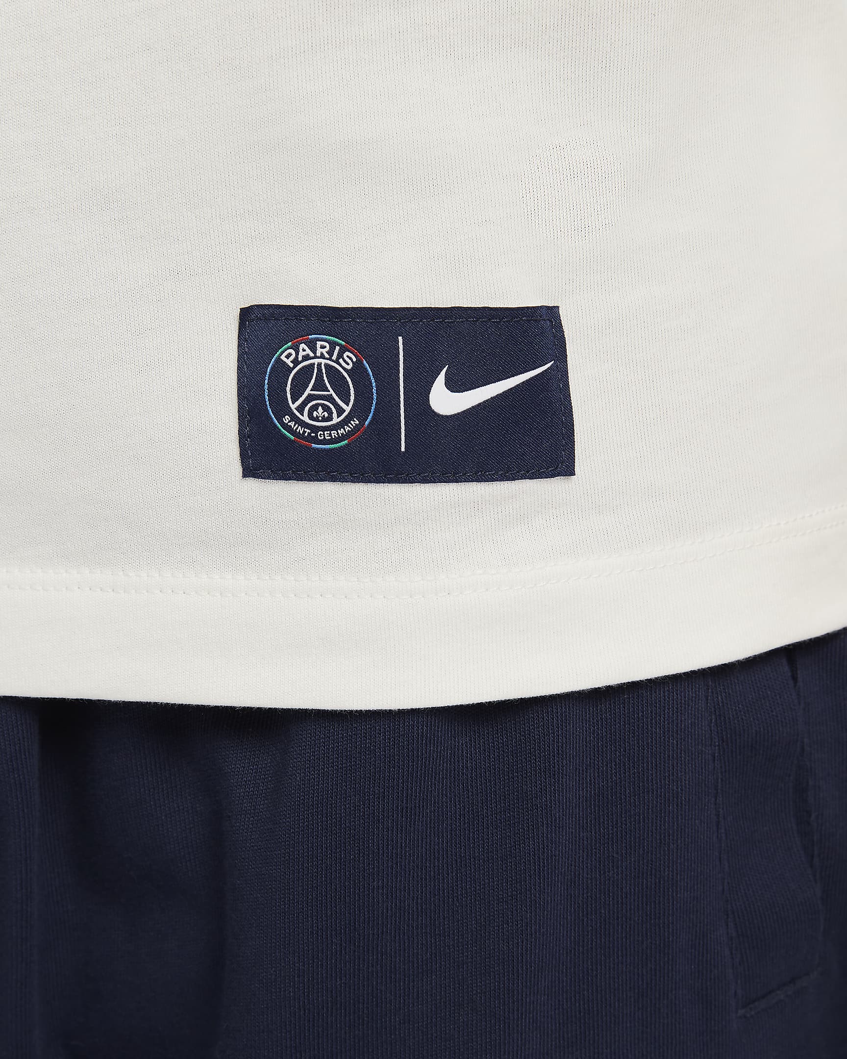 Paris Saint-Germain Men's Nike Soccer T-Shirt - Sail