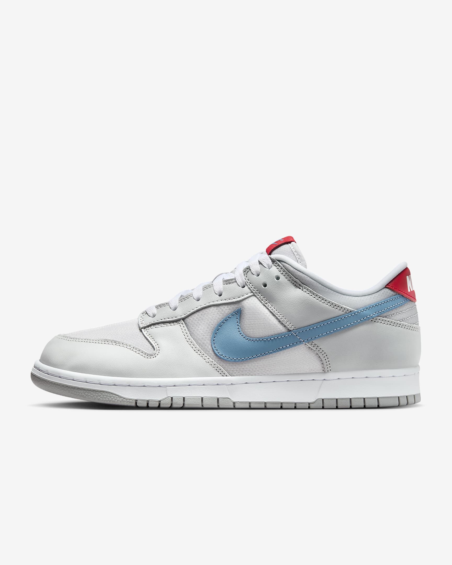 Tenis para hombre Nike Dunk Low - Plata metalizado/Gris neutro/Plata liso/Tormenta del Egeo