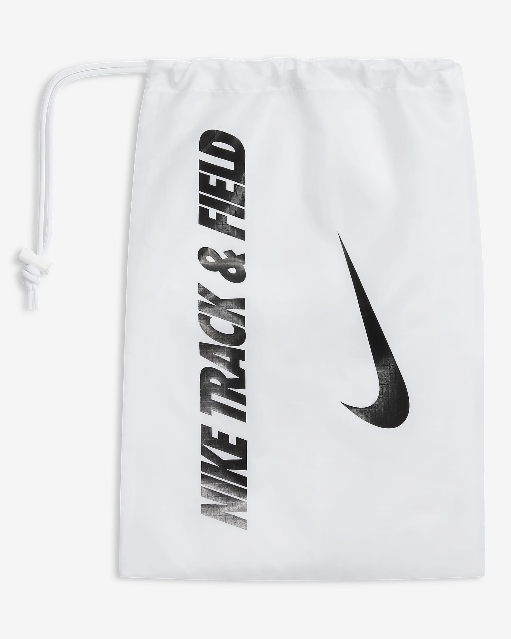 Tenis de atletismo con clavos para carreras rápidas Nike Zoom Rival - Blanco/Plata metalizado/Negro