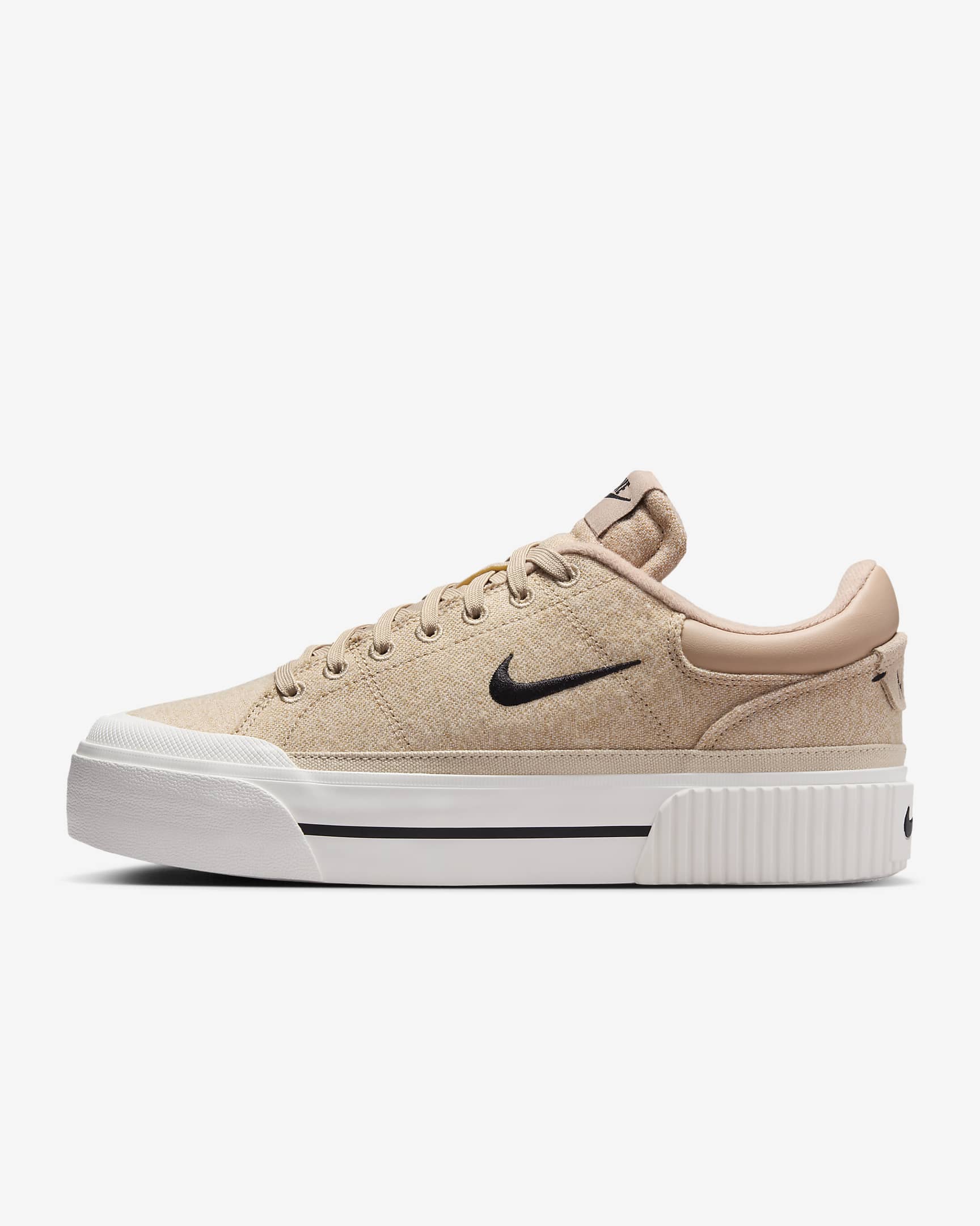 Nike Court Legacy Lift damesschoenen - Hemp/Sail/Sanddrift/Zwart