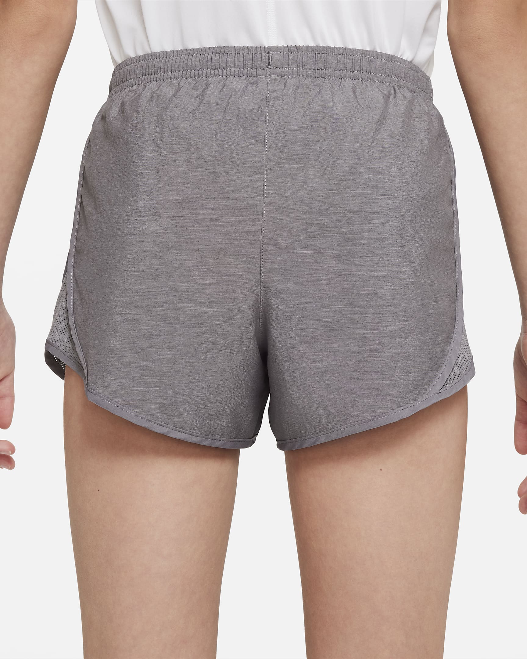 Shorts de running Dri-FIT para niñas talla grande Nike Tempo - Gris humo/Jaspeado/Gris lobo