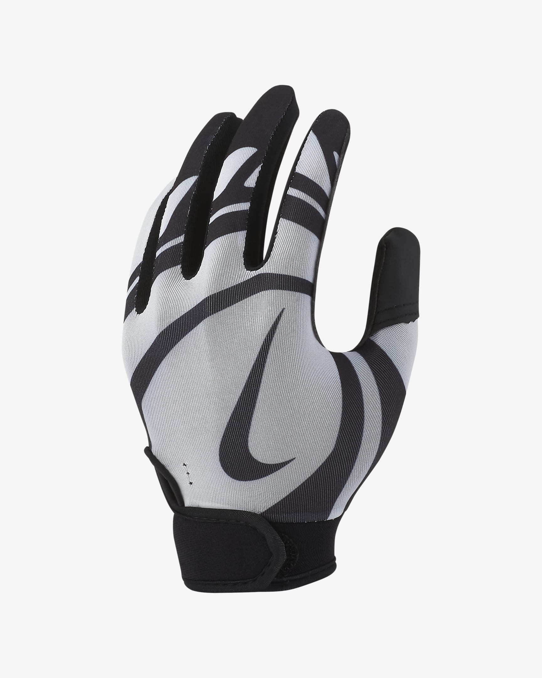 Nike Alpha Huarache Edge Big Kids' Tee-Ball Batting Gloves - White