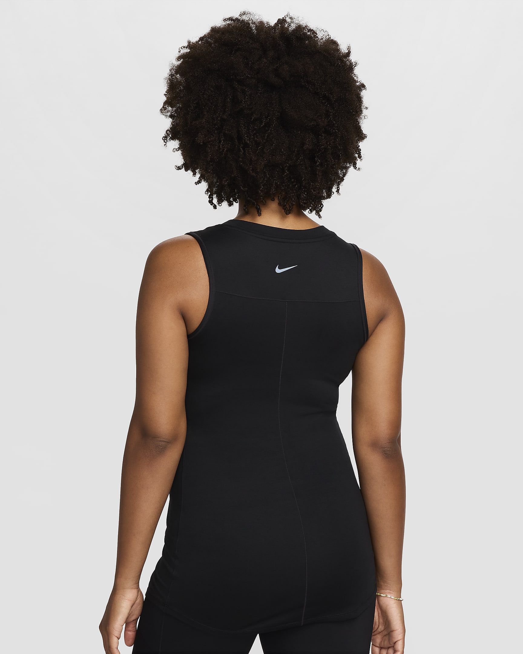 Débardeur coupe slim Dri-FIT Nike (M) One pour femme (maternité) - Noir