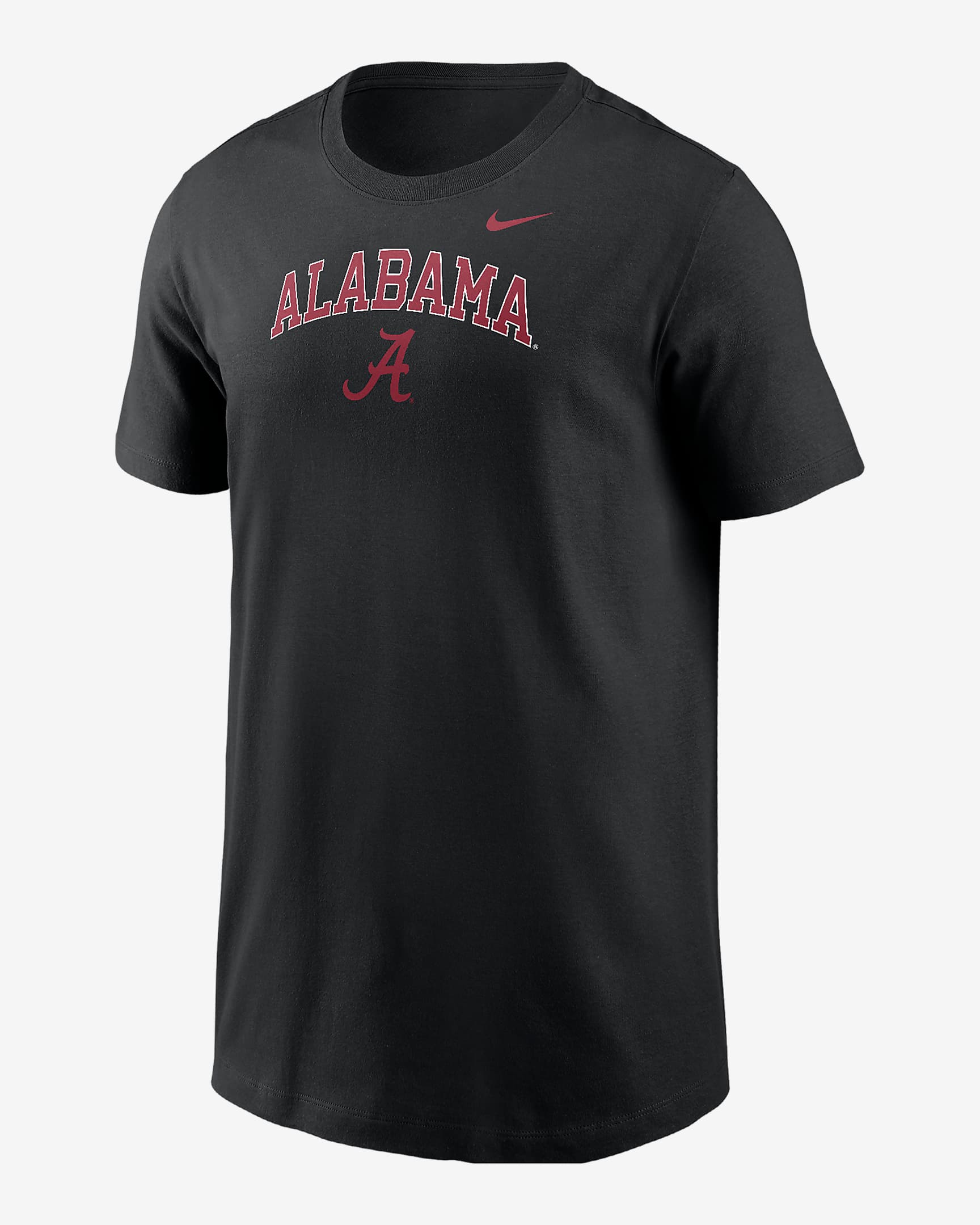 Playera universitaria Nike para niños talla grande Alabama - Negro