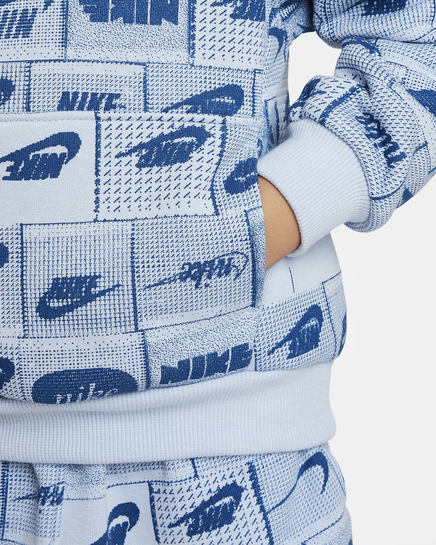 Nike Sportswear Club Toddler Hoodie - Armory Blue