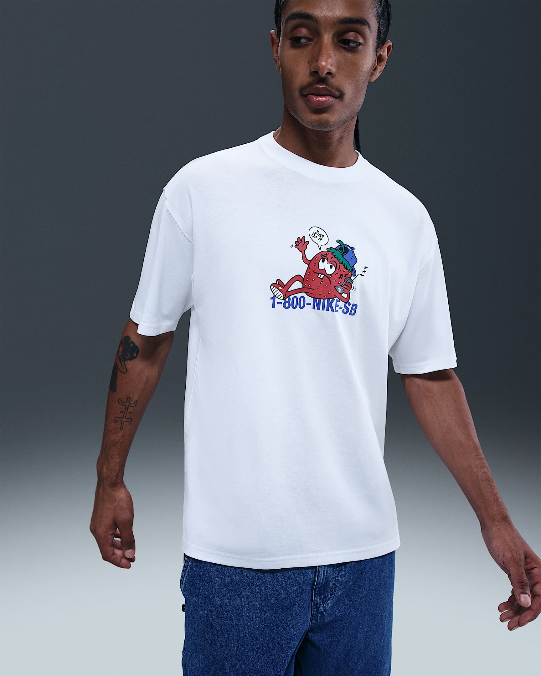 Nike SB Max90 Skate T-Shirt - White