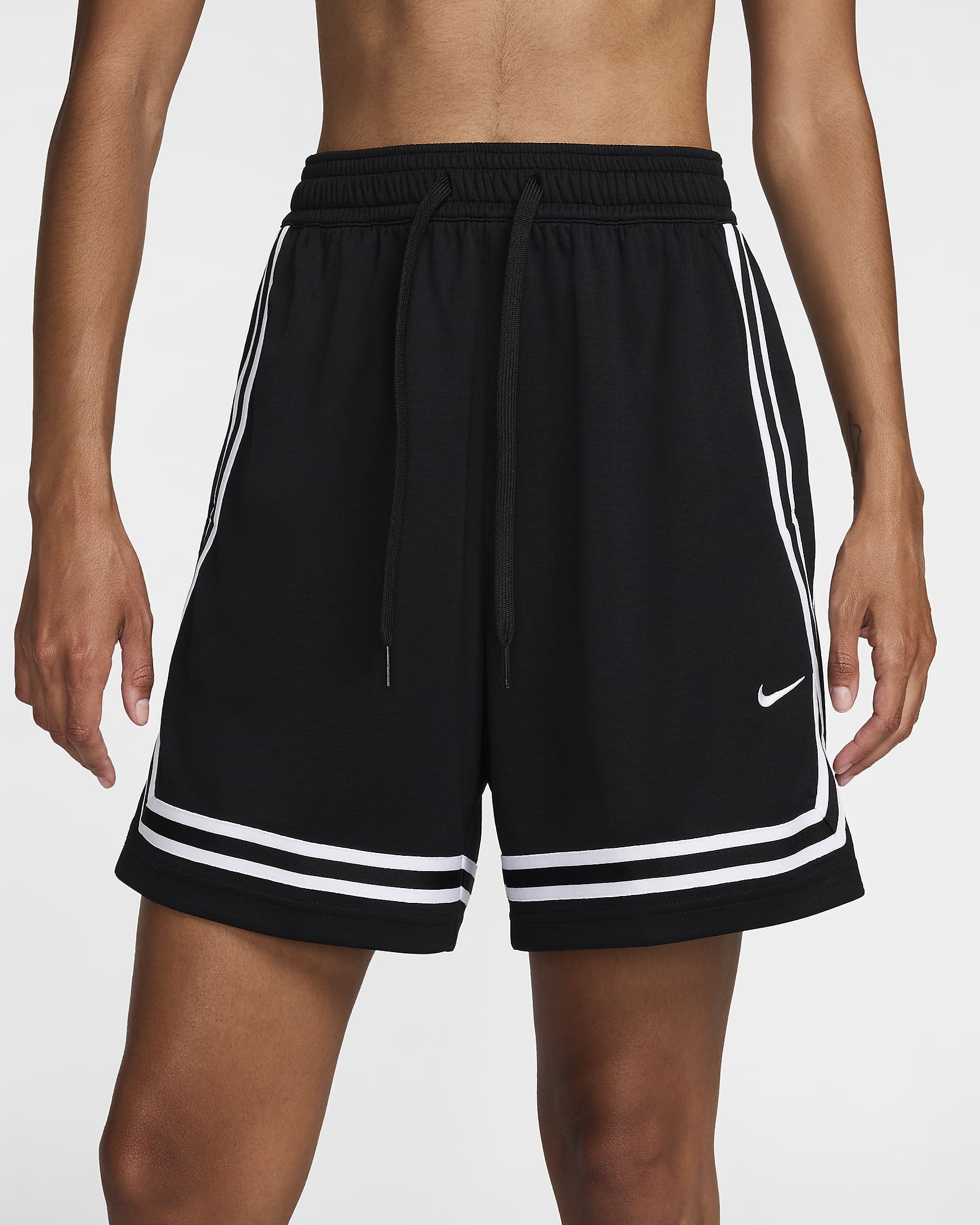 Nike Crossover Women's Dri-FIT 7" Basketball Shorts - Black/Black/White