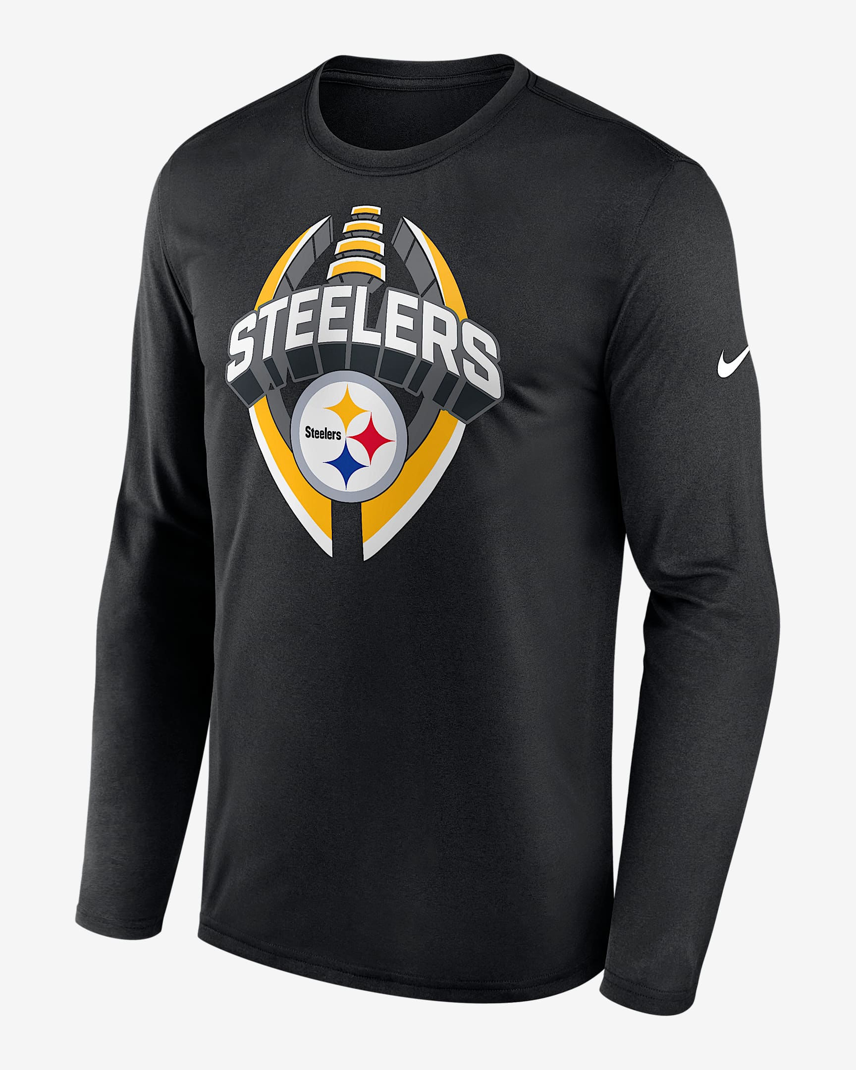 Pittsburgh Steelers Legend Icon Men's Nike Dri-FIT NFL Long-Sleeve T-Shirt - Black