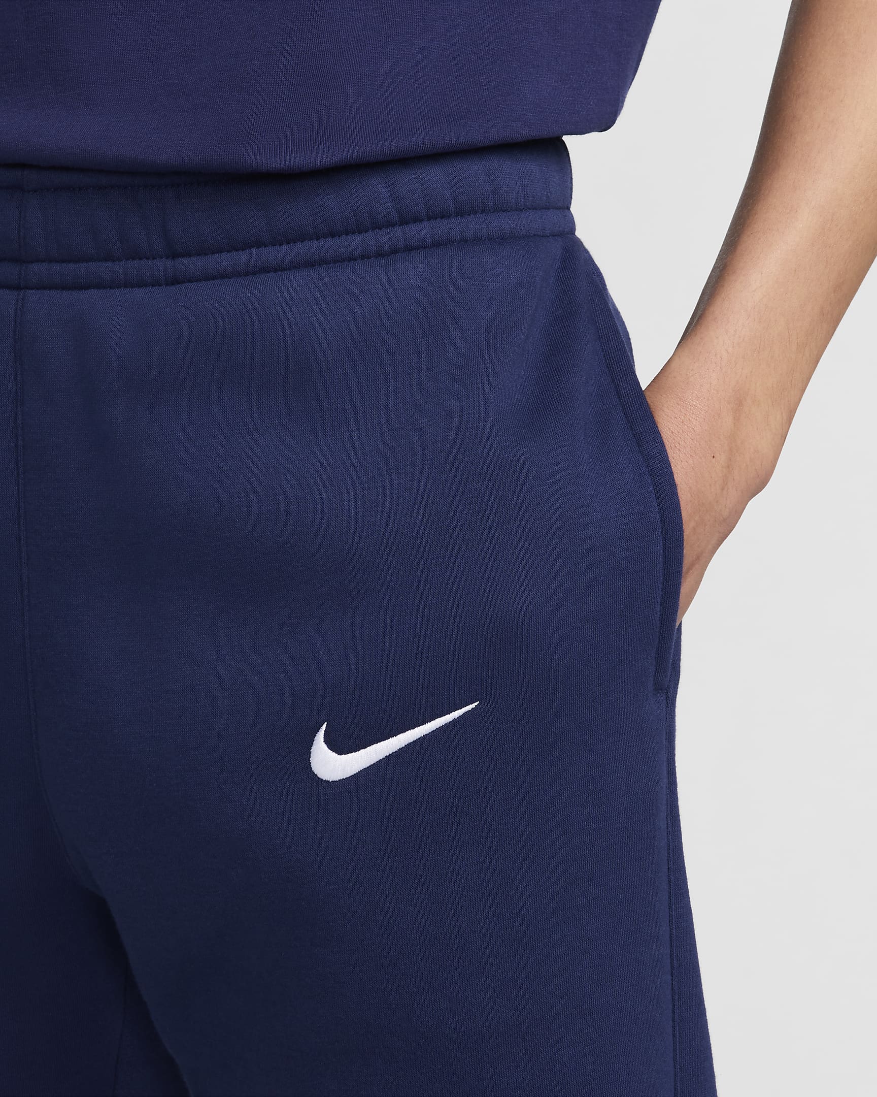 Męskie joggery piłkarskie Nike Tottenham Hotspur Club - Binary Blue/Biel