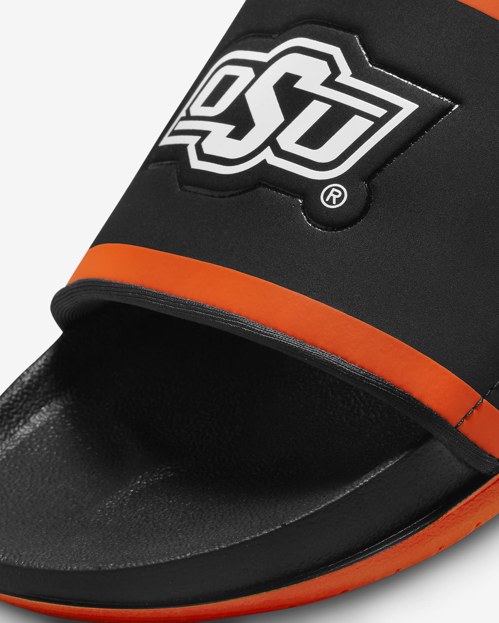 Chancla Nike Offcourt (Oklahoma State) - Negro/Naranja total/Blanco