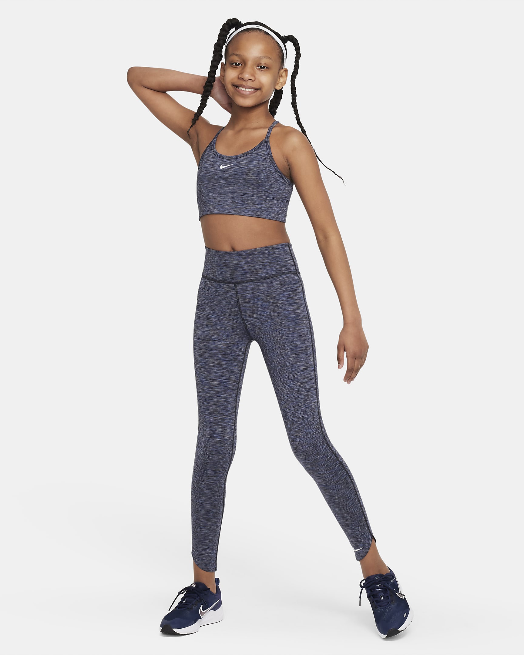 Nike Dri-FIT Indy Older Kids' (Girls') Sports Bra. Nike UK