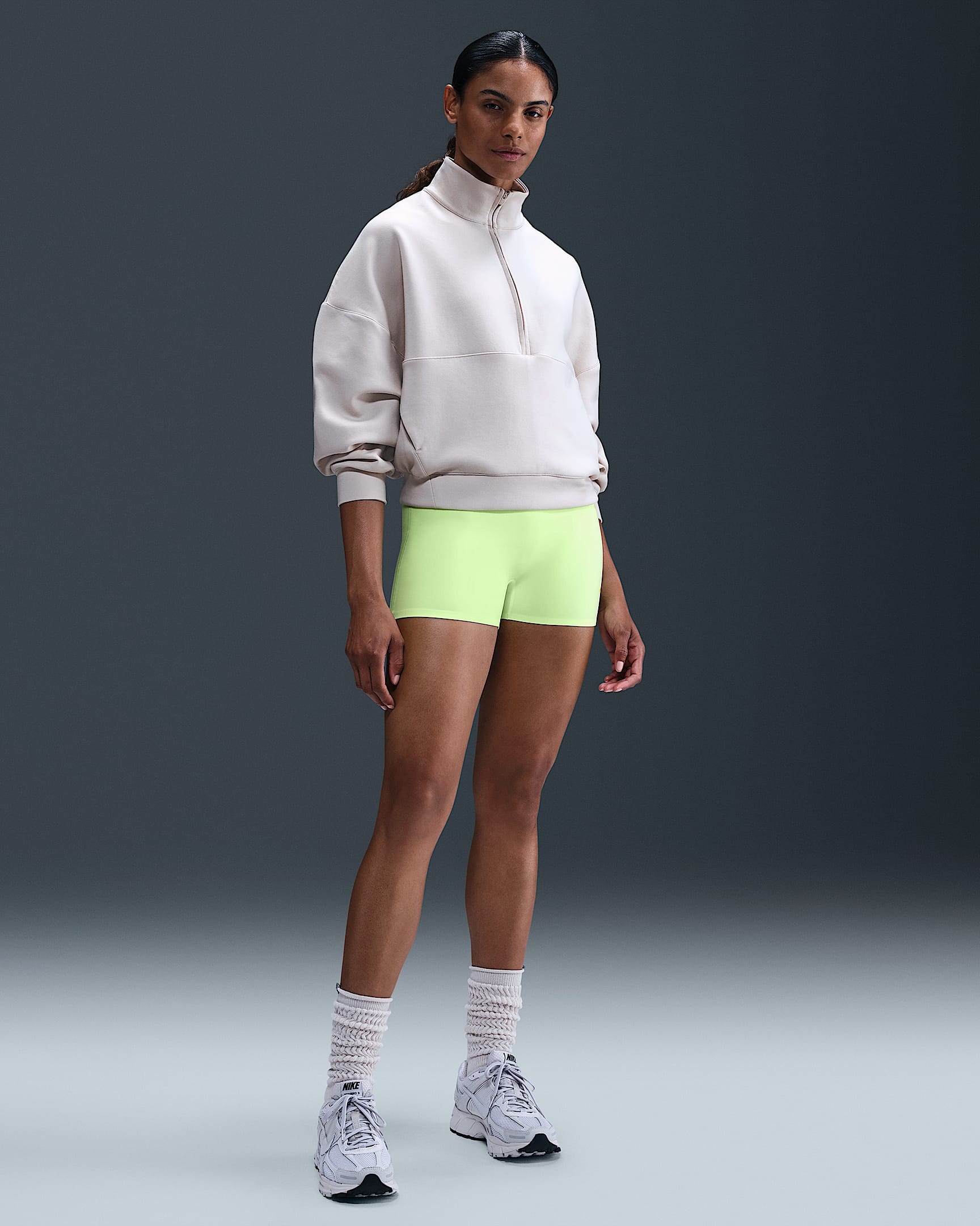 Nike Form Women's Boyshorts - Barely Volt/Clear