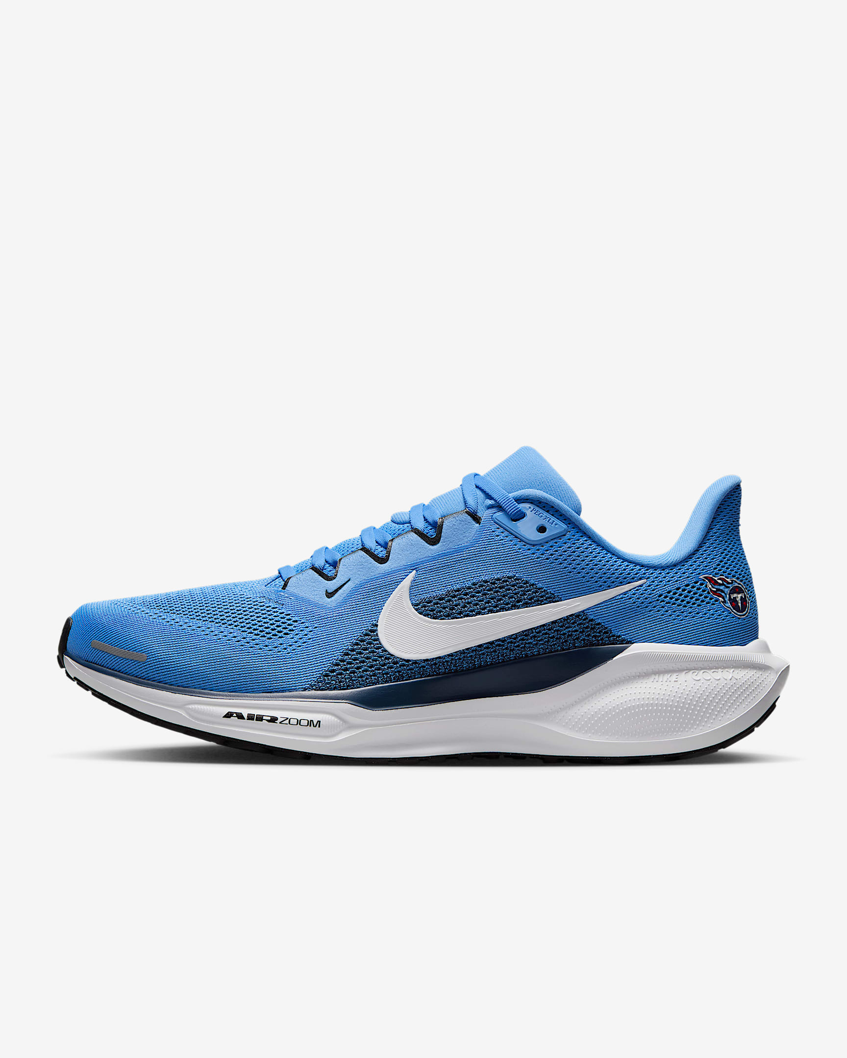 Tennessee Titans Pegasus 41 Men's Nike NFL Road Running Shoes - Coast/College Navy/White