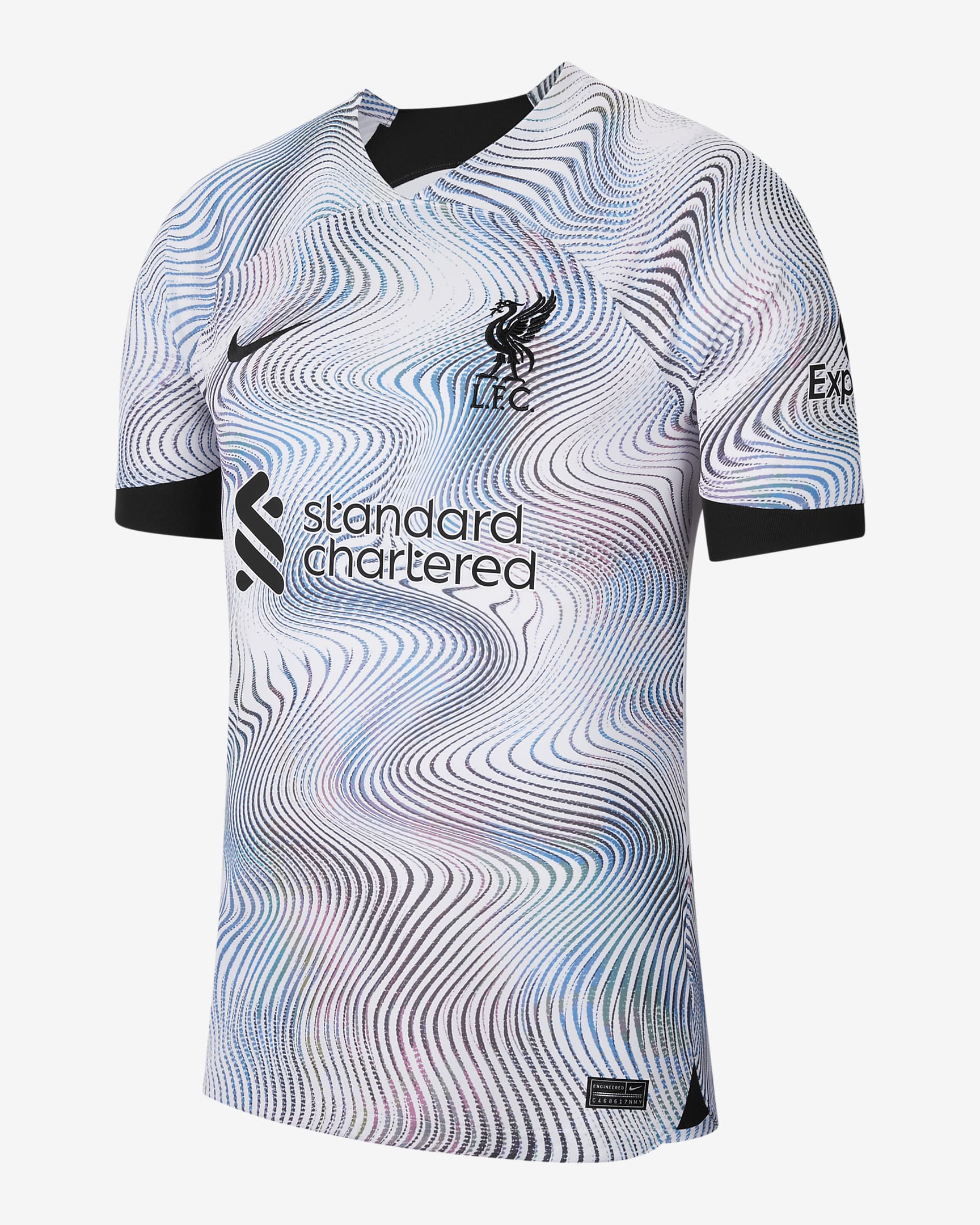 Jersey de fútbol de Nike Dri-FIT para hombre del Liverpool visitante ...