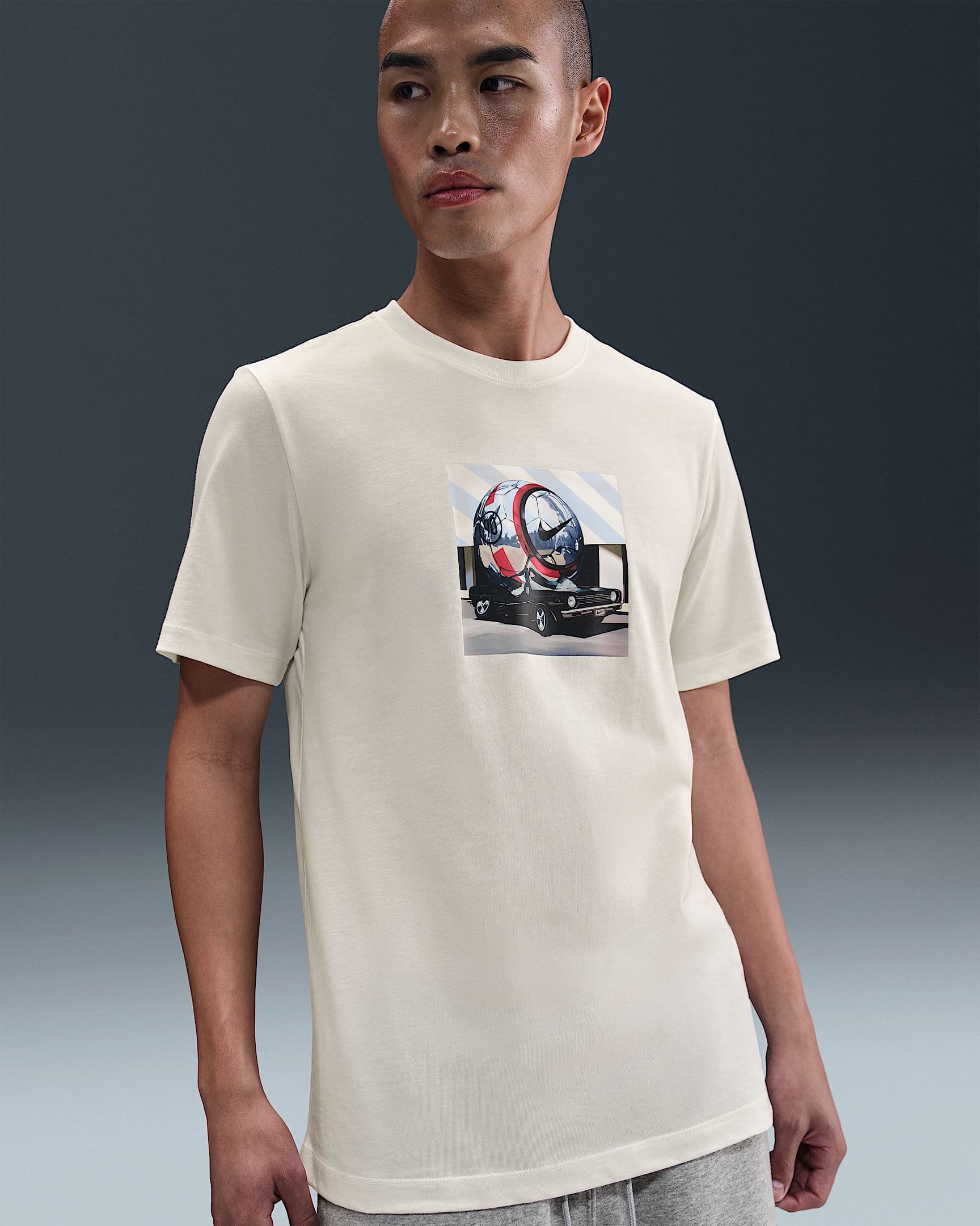 Nike Men's Football T-Shirt - Sail