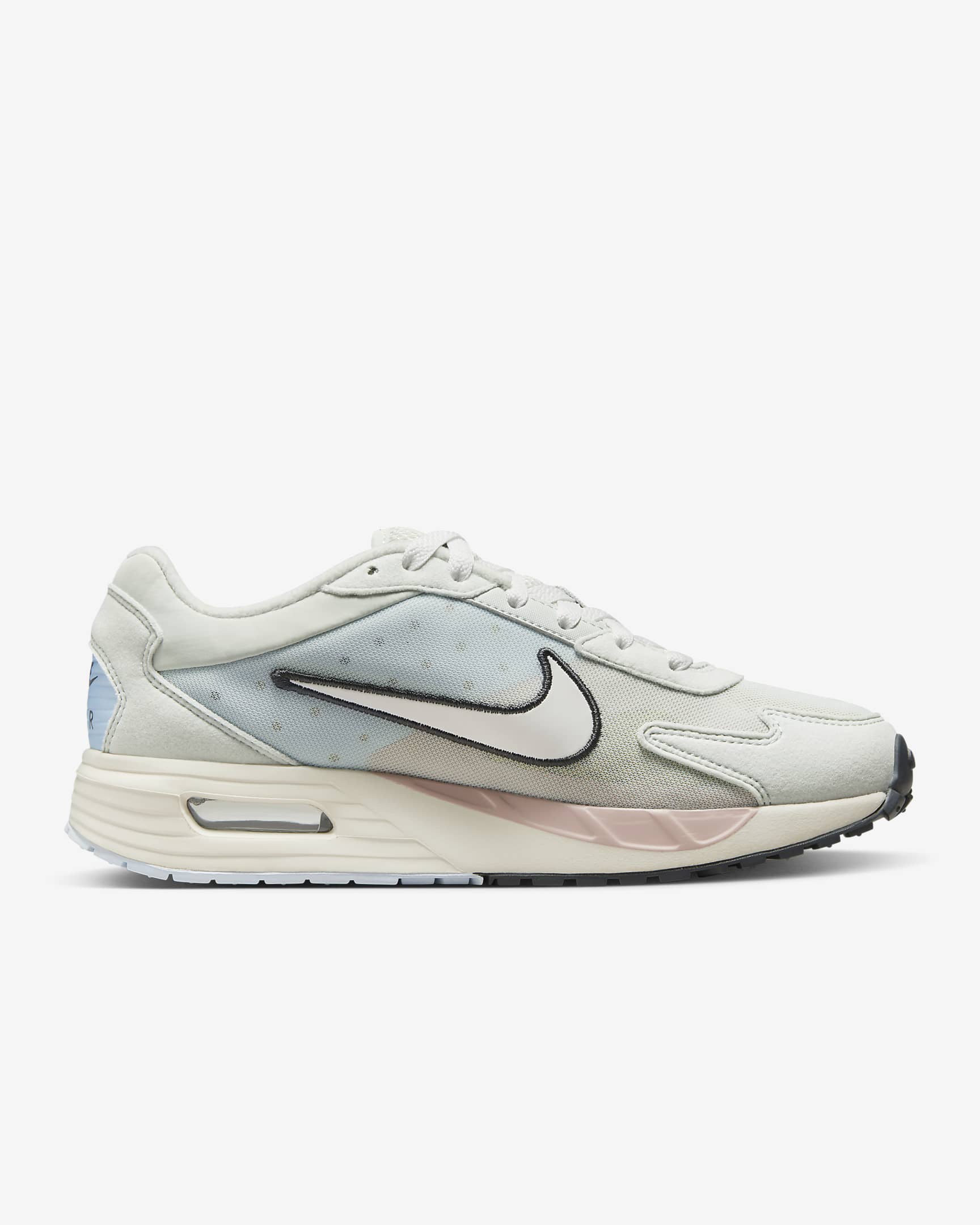 Nike Air Max Solo Women's Shoes - Light Silver/Buff Gold/Pink Oxford/Summit White