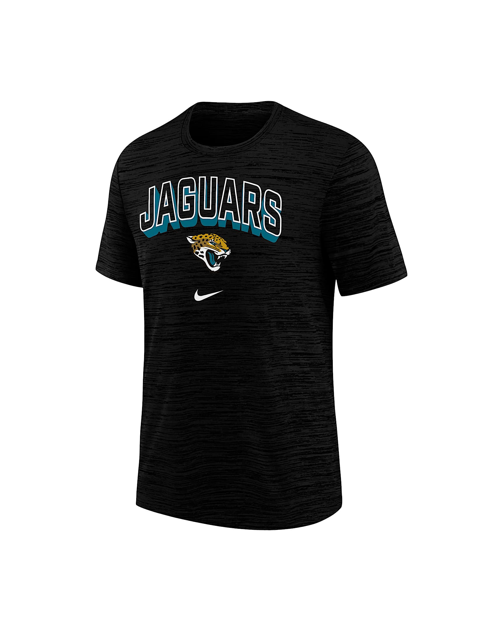 Playera Nike Dri-FIT de la NFL para niños talla grande Jacksonville Jaguars Sideline Velocity - Negro