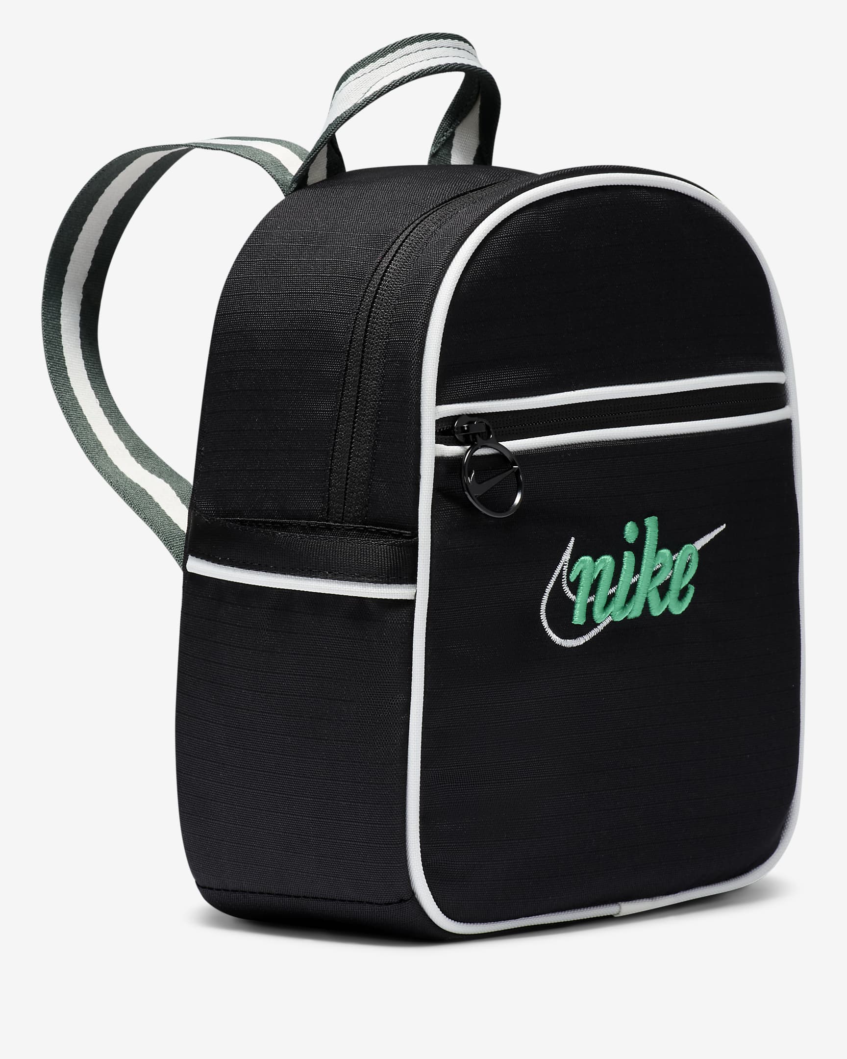 Minimochila Nike Sportswear Futura 365 (6 L) - Negro/Vela/Verde estadio