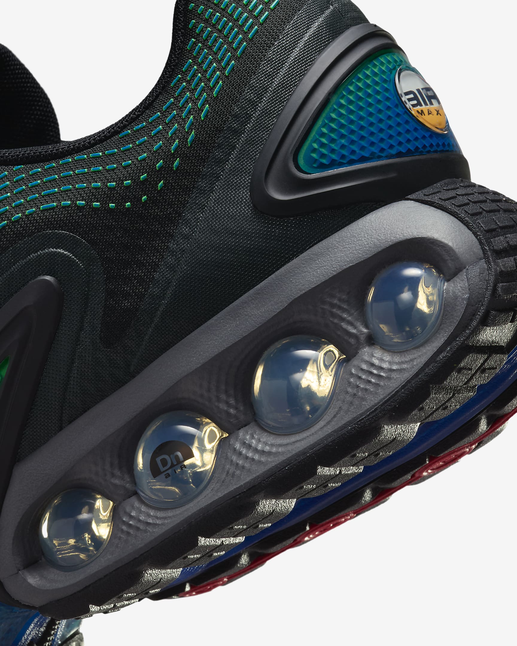 Scarpa Nike Air Max Dn  - Nero/Hyper Cobalt/Rage Green/Bianco