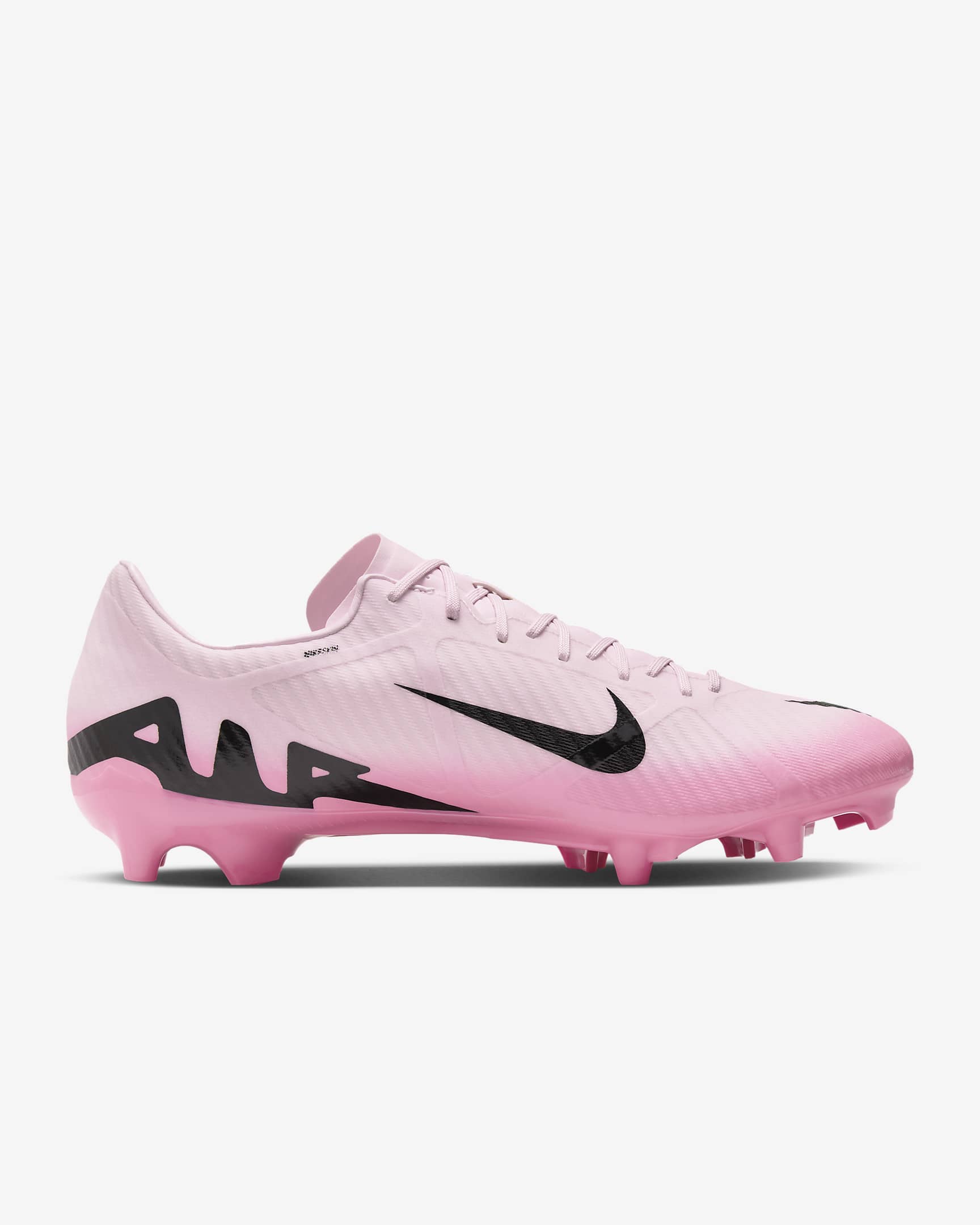 Nike Mercurial Vapor 15 Academy MG Low-Top Soccer Cleats - Pink Foam/Black