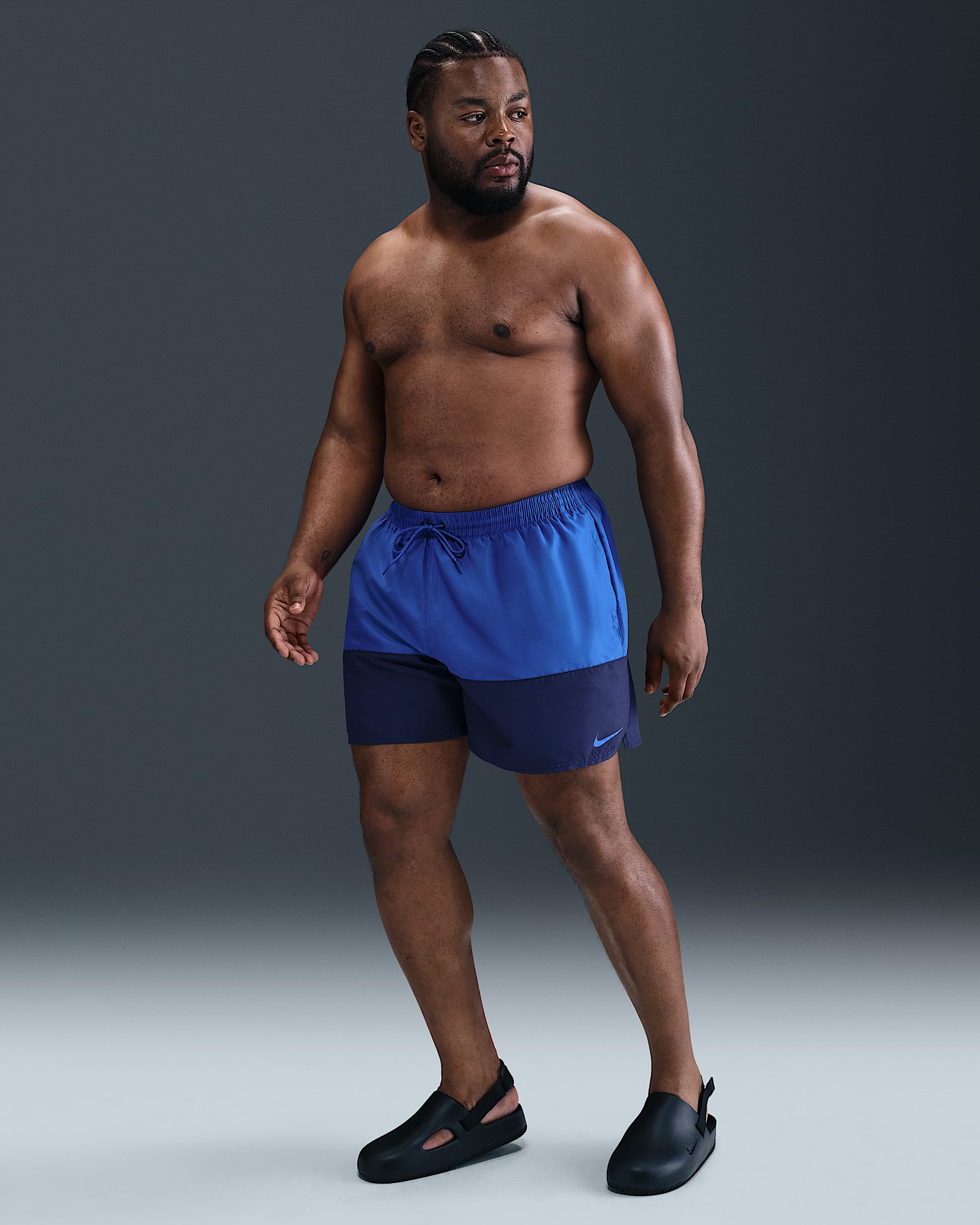 Traje de baño tipo short de voleibol de 13 cm para hombre (talla grande) Nike - Royal juego