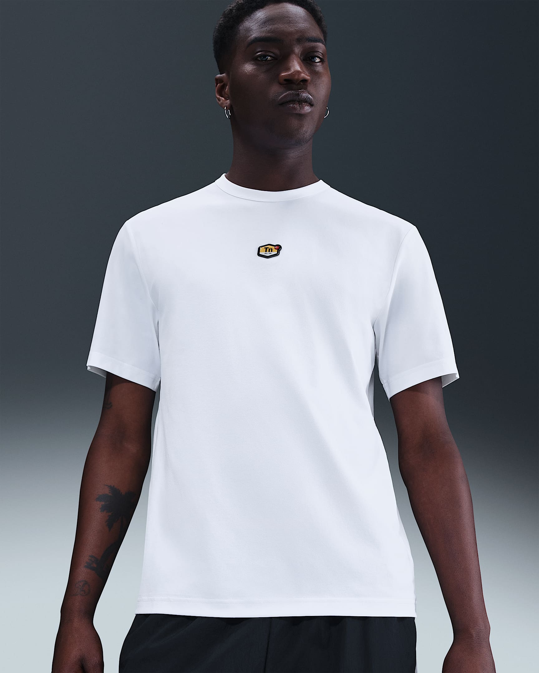 Pánské tričko Nike Sportswear - Bílá/Blue Chill