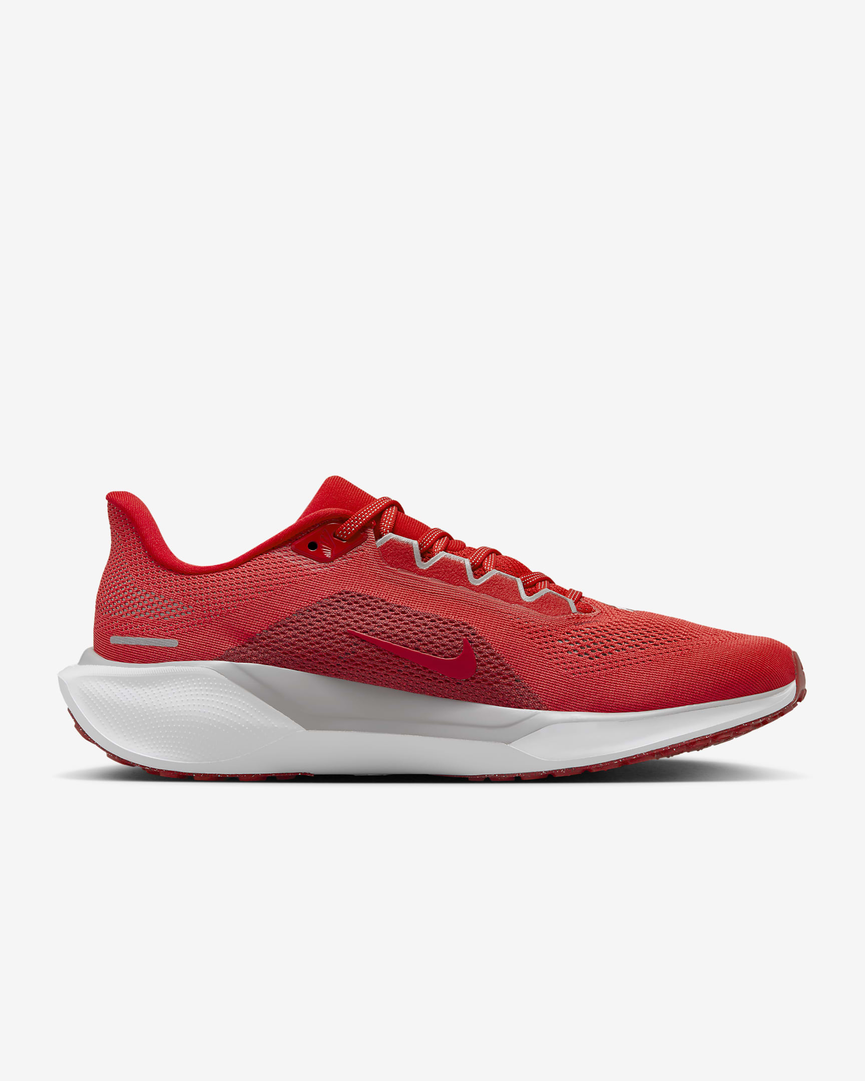 Tenis de correr en pavimento universitarios Nike para hombre Ohio State Pegasus 41 - Rojo universitario/Blanco/Gris peltre/Blanco