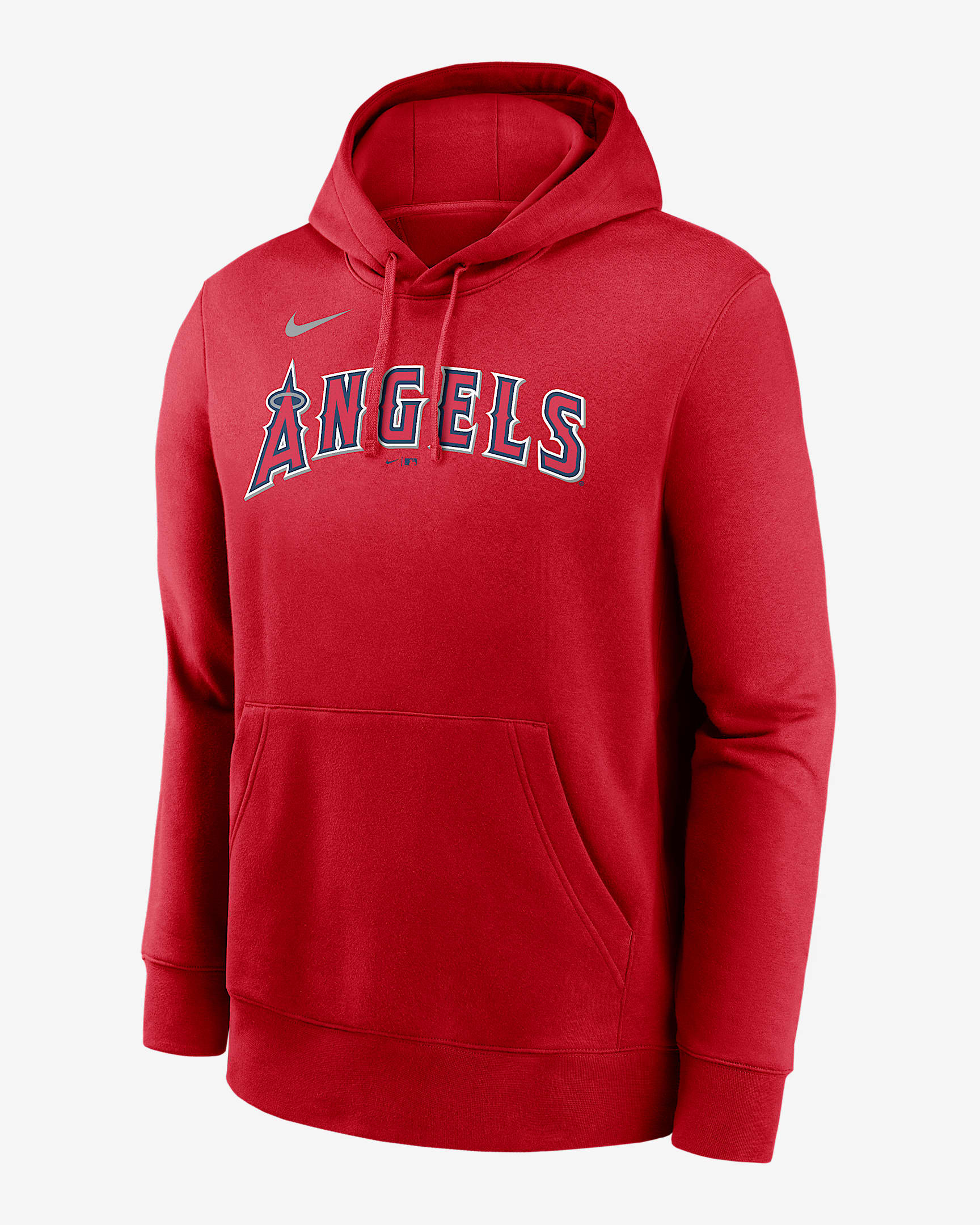 Mike Trout Los Angeles Angels Club Men's Nike MLB Pullover Hoodie - Red