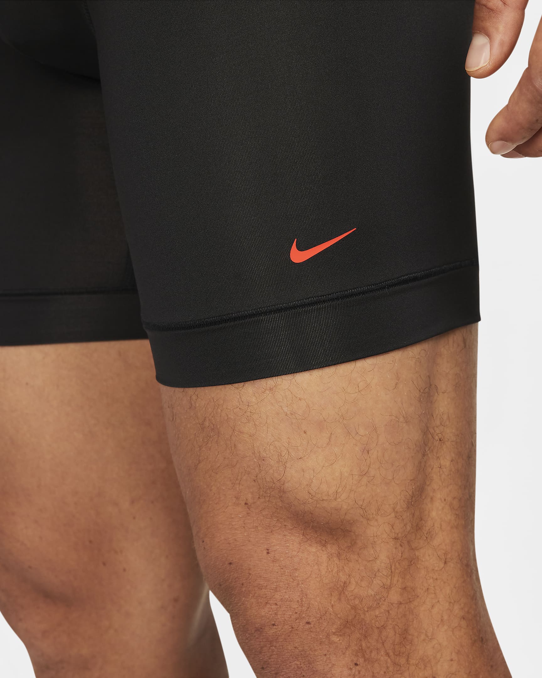 Nike Flex Micro Men's Boxer Briefs (3-Pack) - Multi-Color/Black/Red