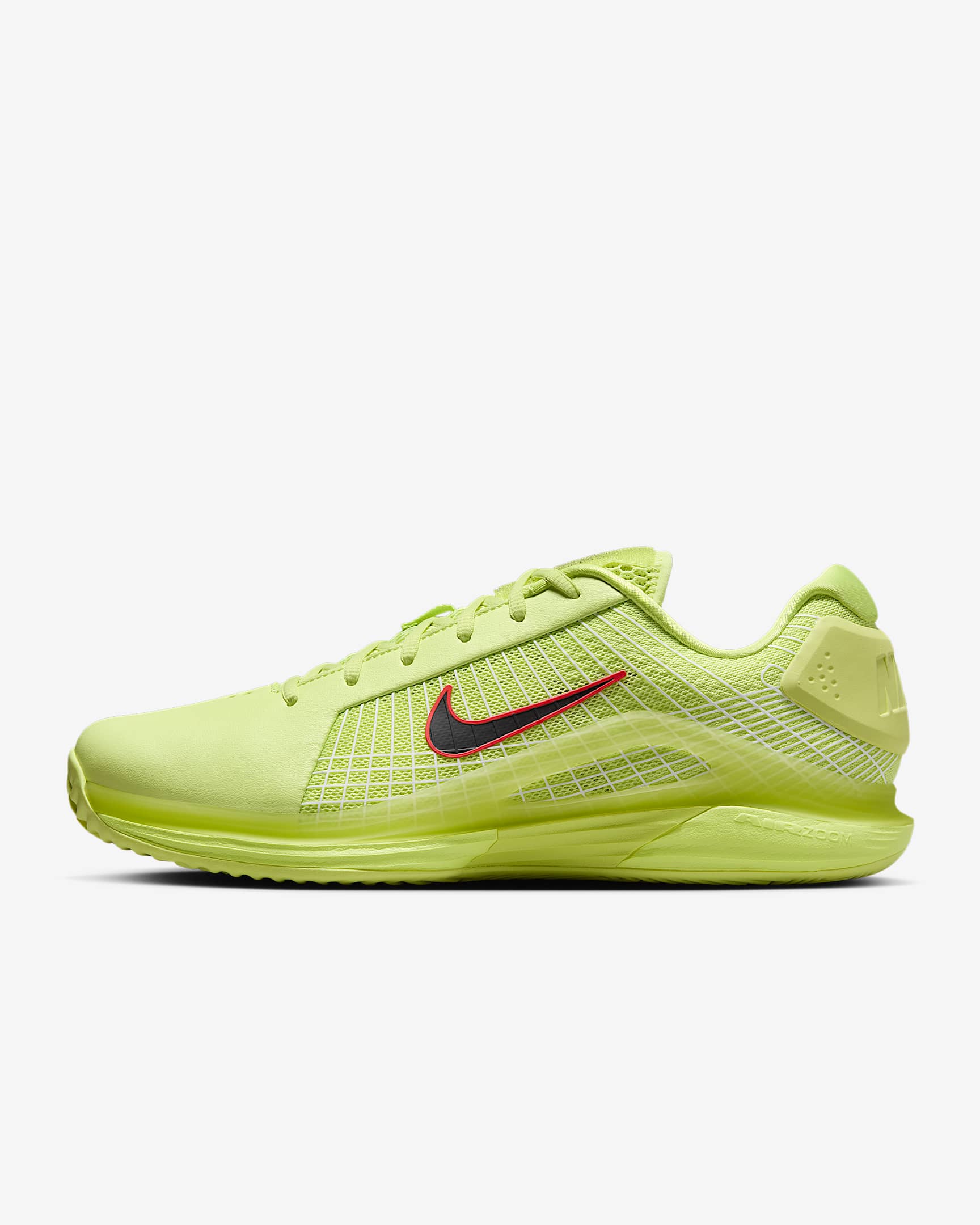 Nike Vapor 12 Hypersmash Zapatillas de tenis para tierra batida - Hombre - Light Lemon Twist/Carmesí claro/Blanco/Negro