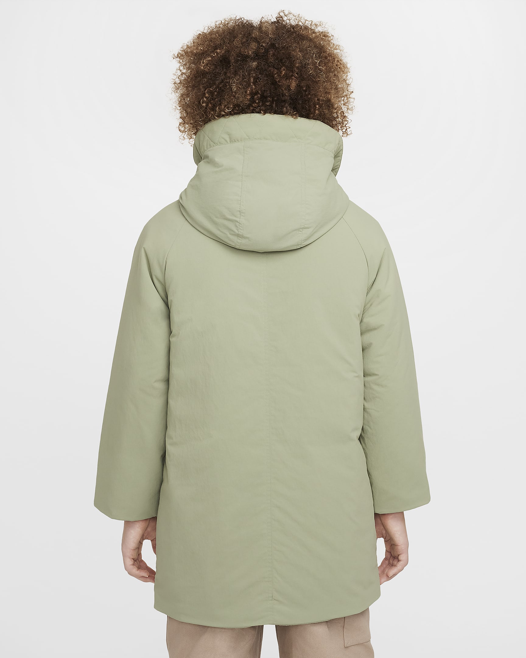 Nike Sportswear Metro Ground Older Kids' Parka - Oil Green/Oil Green/Olive Aura