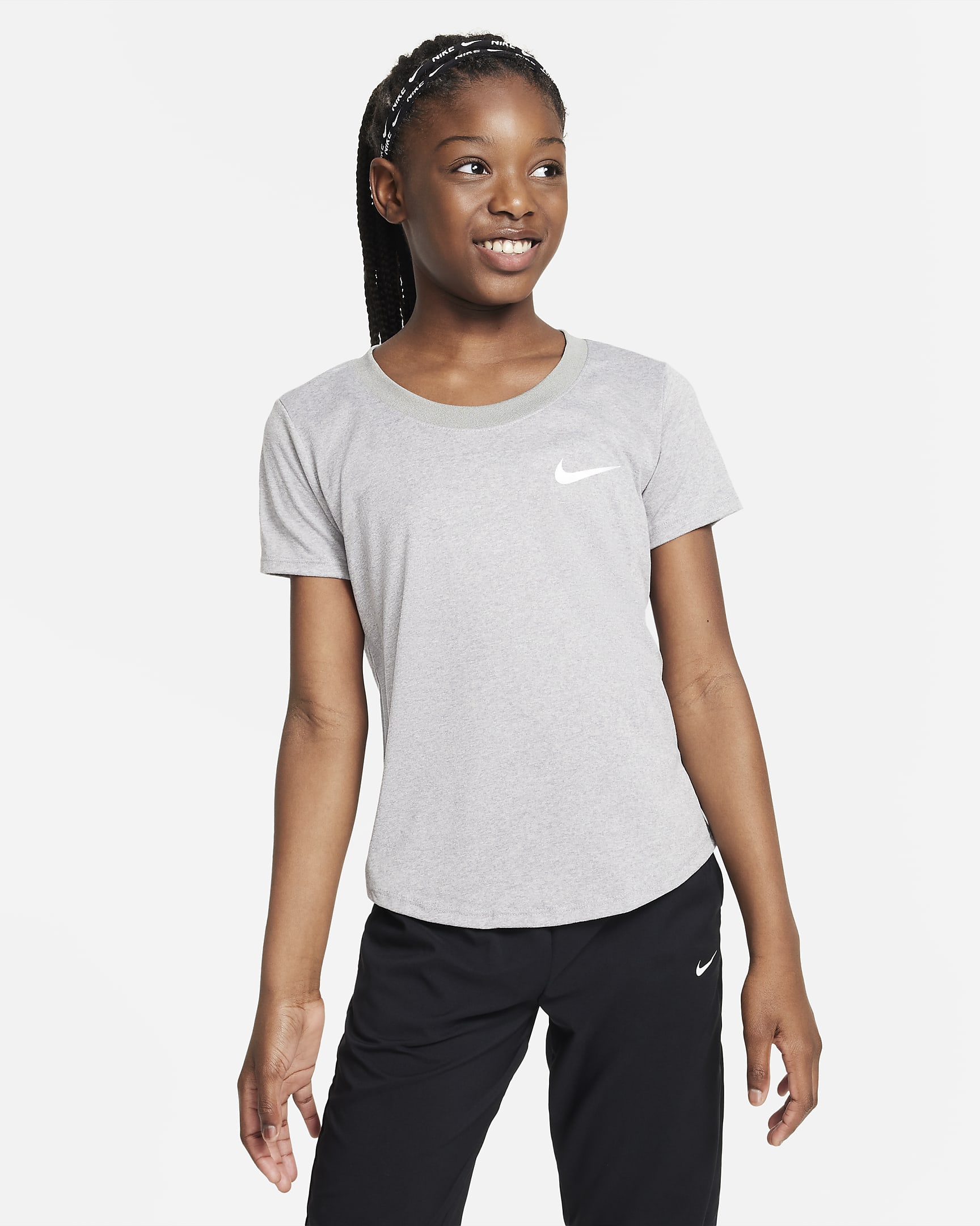 Nike Dri-FIT Big Kids' (Girls') Training T-Shirt. Nike.com