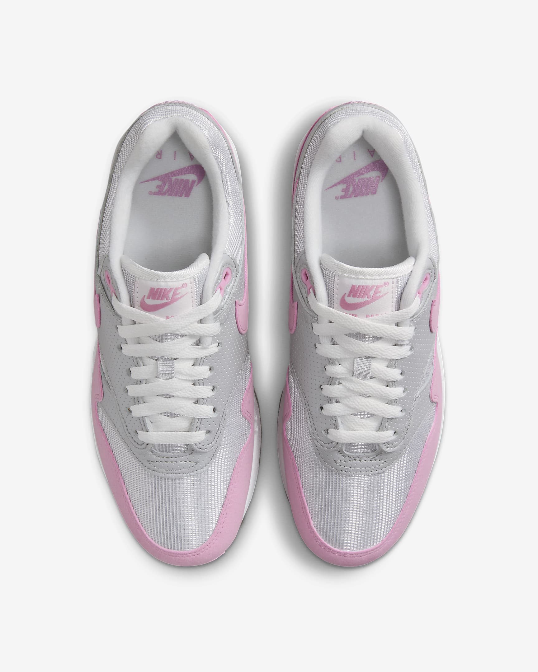 Nike Air Max 1 '87 Sabatilles - Dona - Metallic Platinum/Flat Pewter/Summit White/Pink Rise