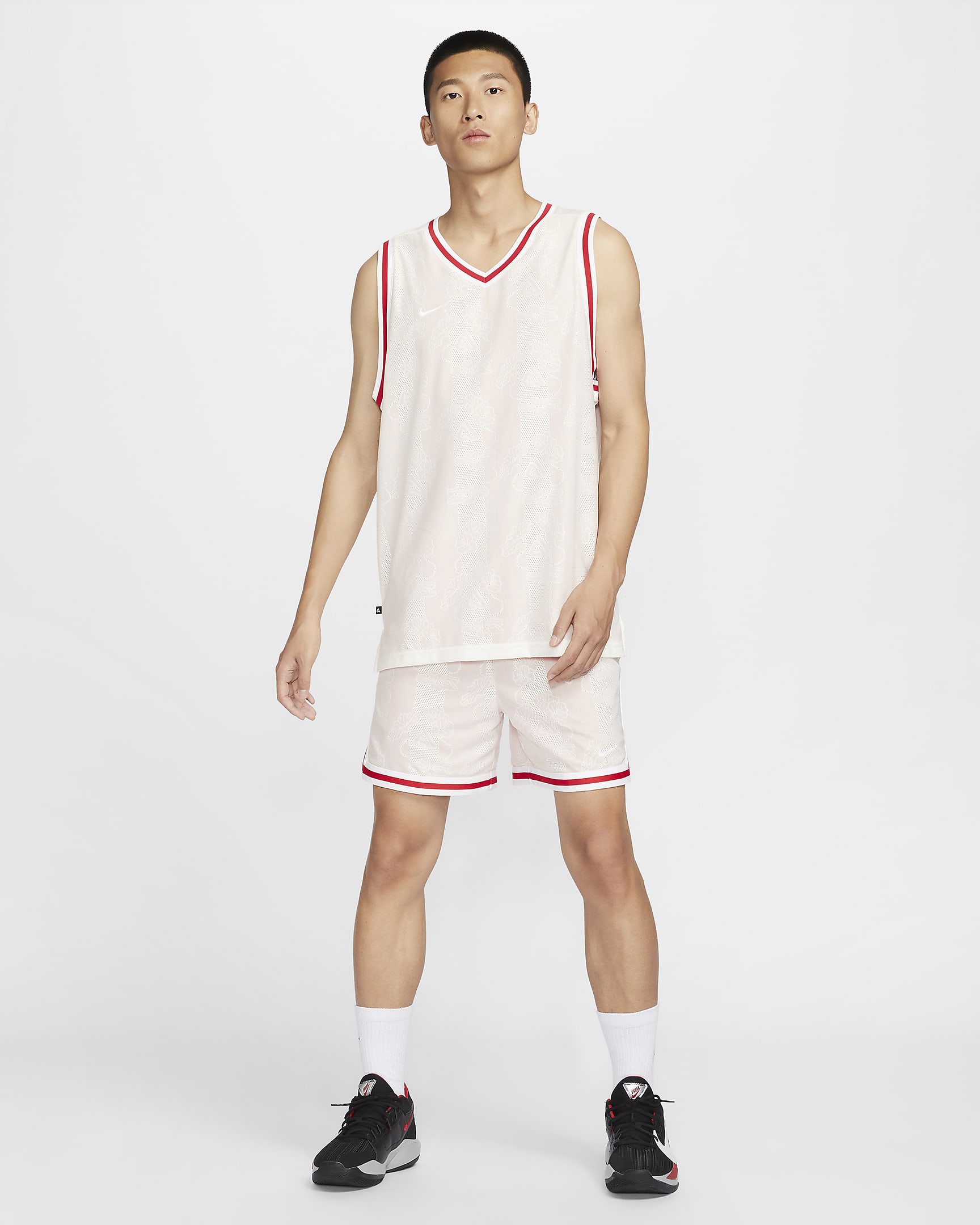 Giannis 男款 6" Dri-FIT DNA 籃球褲 - Sail/白色/白色