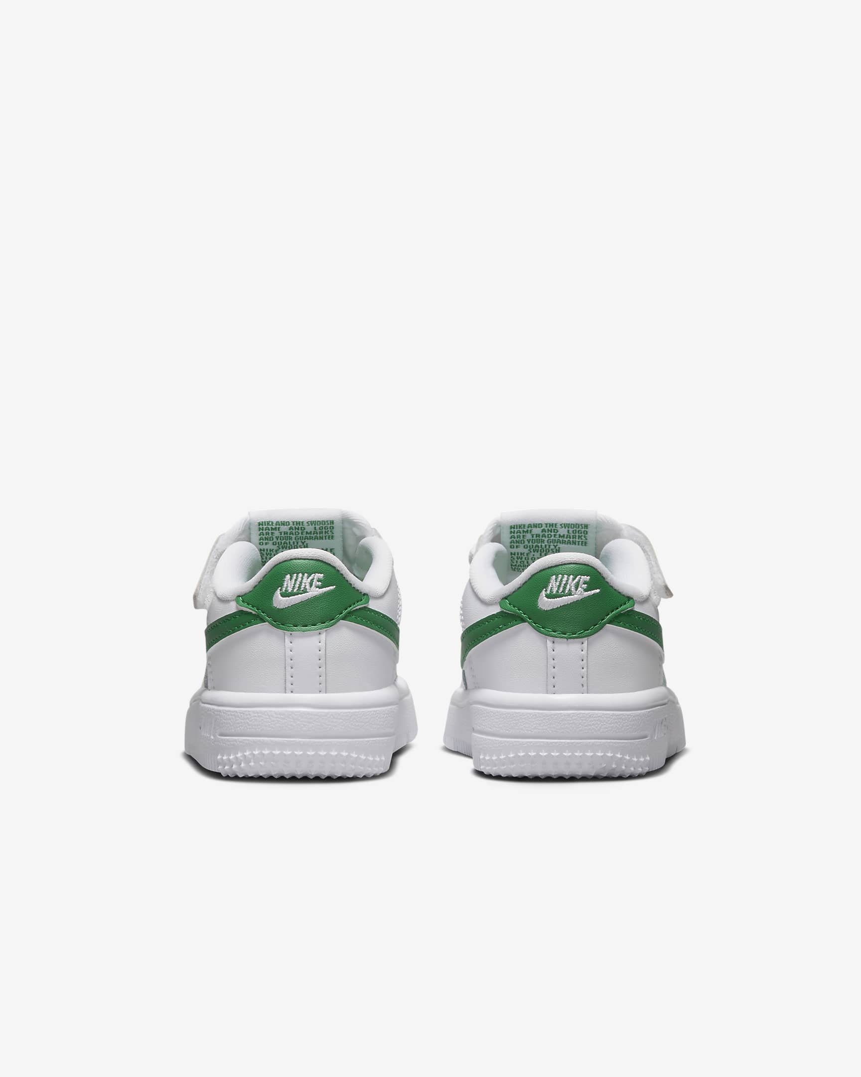 Nike Force 1 Low EasyOn Baby/Toddler Shoes - White/White/Malachite