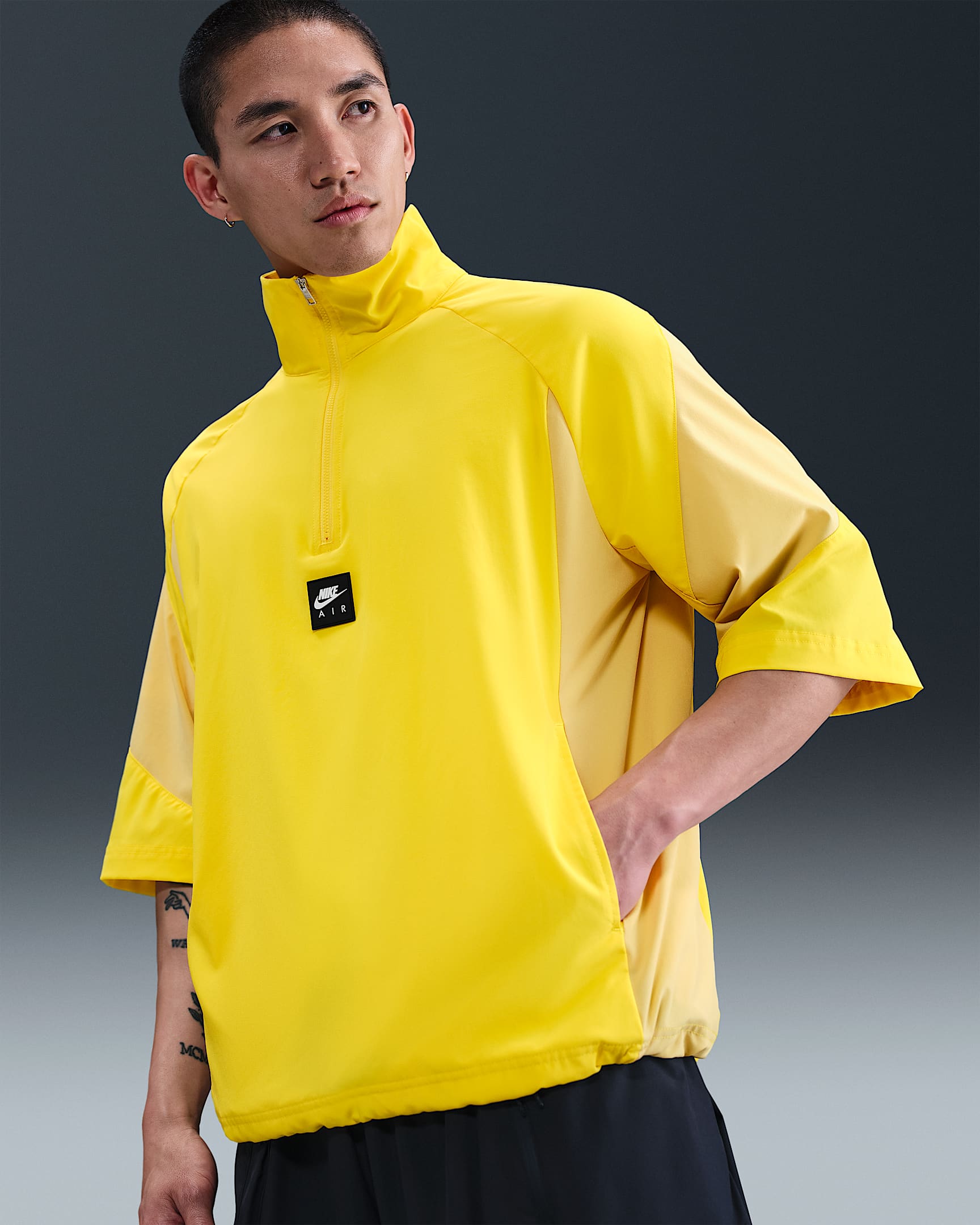 Nike Air Men's Short-Sleeve Top - Lightning/Saturn Gold/Black