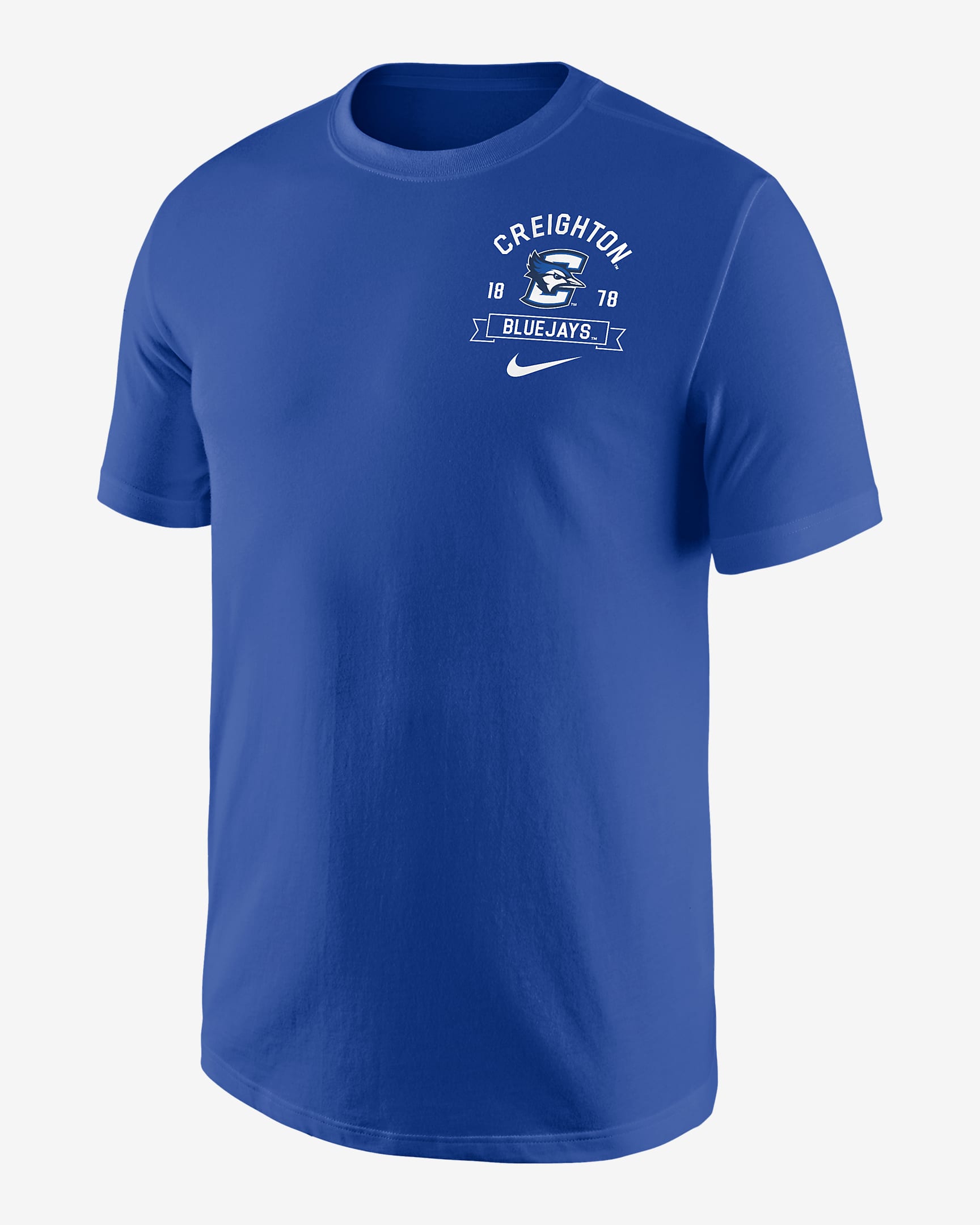 Playera universitaria Nike Max90 para hombre Creighton - Royal juego