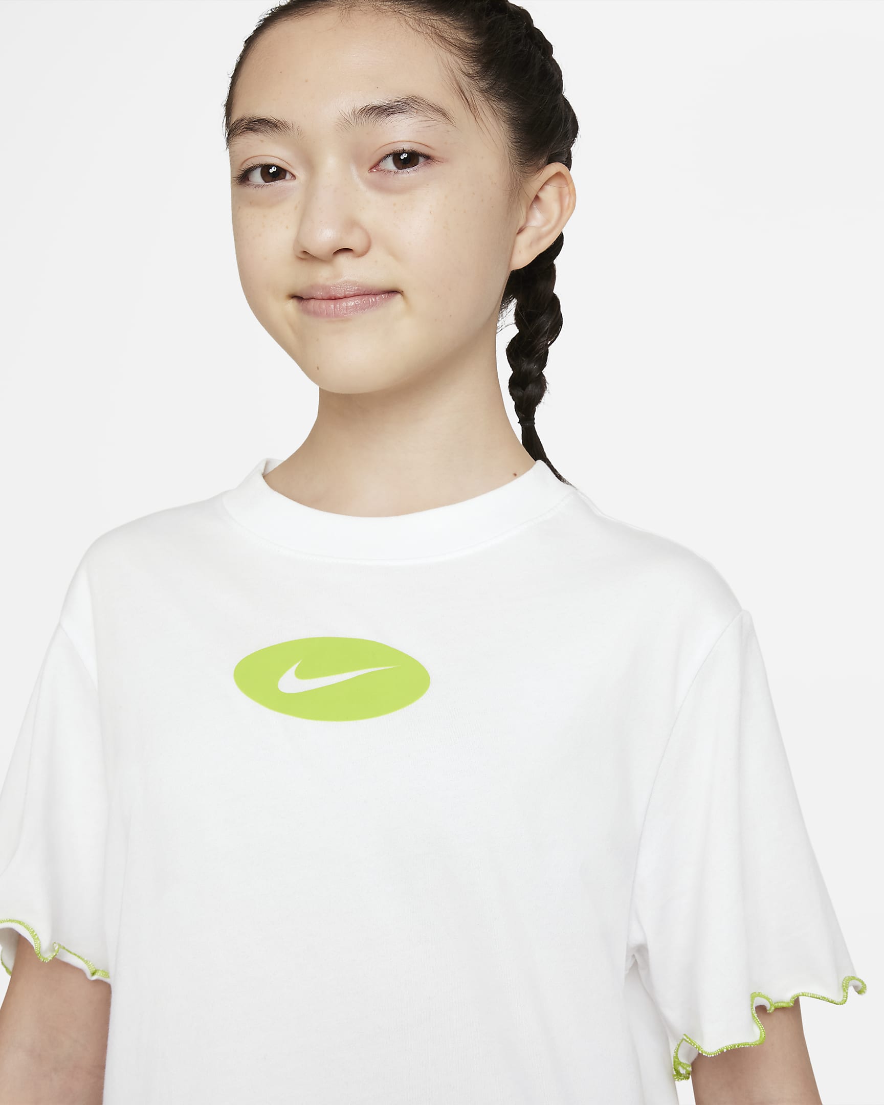 Playera de entrenamiento para niña talla grande Nike Dri-FIT Icon Clash ...