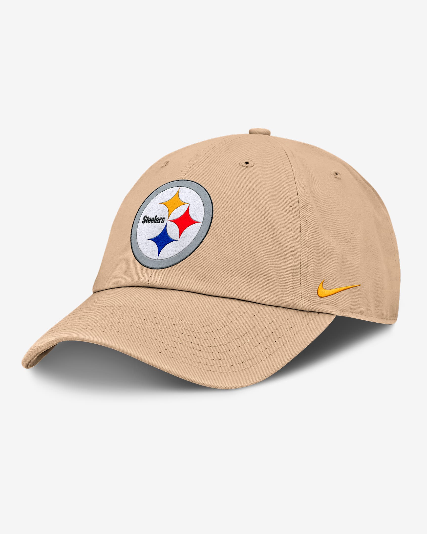 Pittsburgh Steelers Club Men's Nike NFL Adjustable Hat - Desert