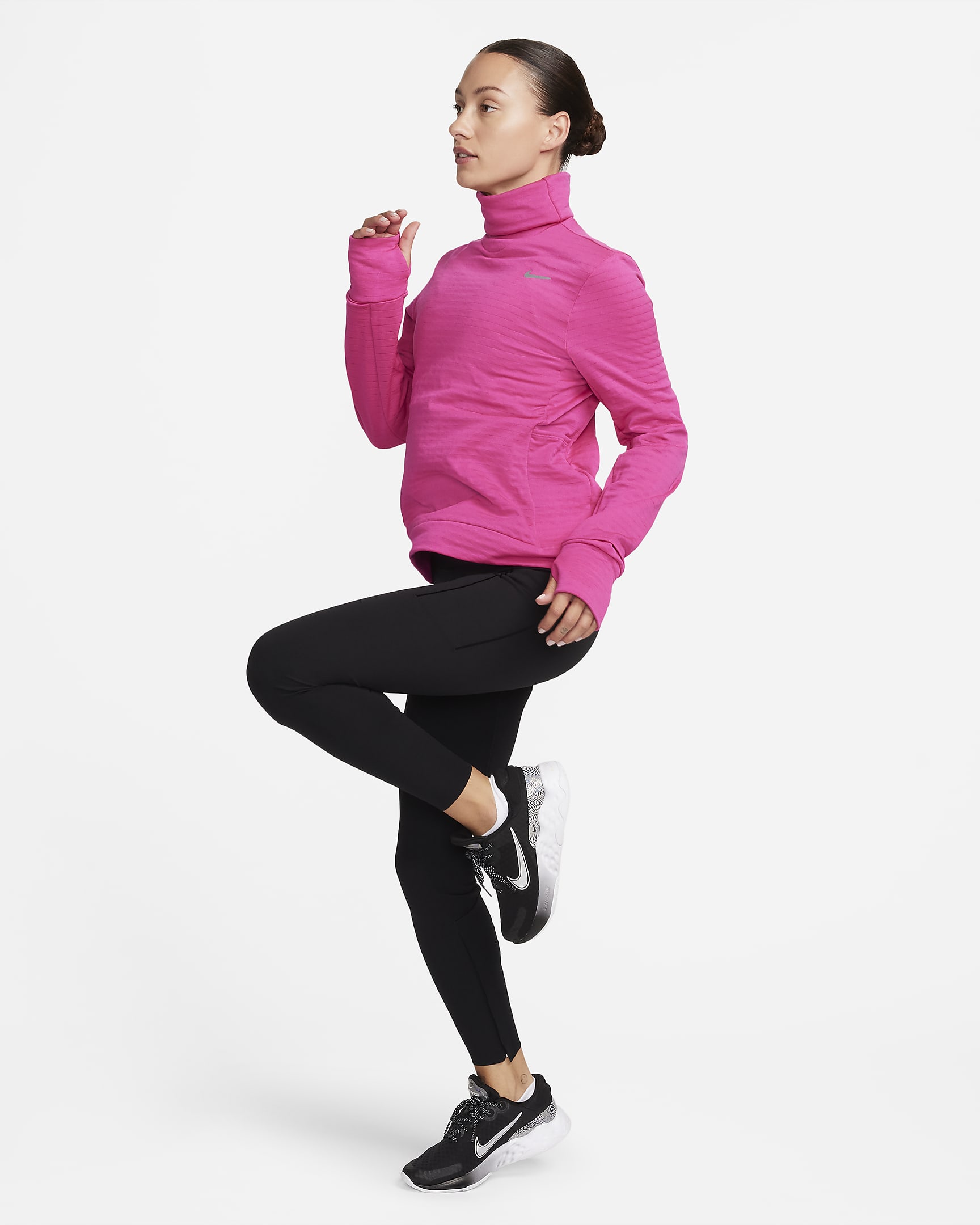 Nike Therma-FIT Swift Women's Turtleneck Running Top. Nike UK