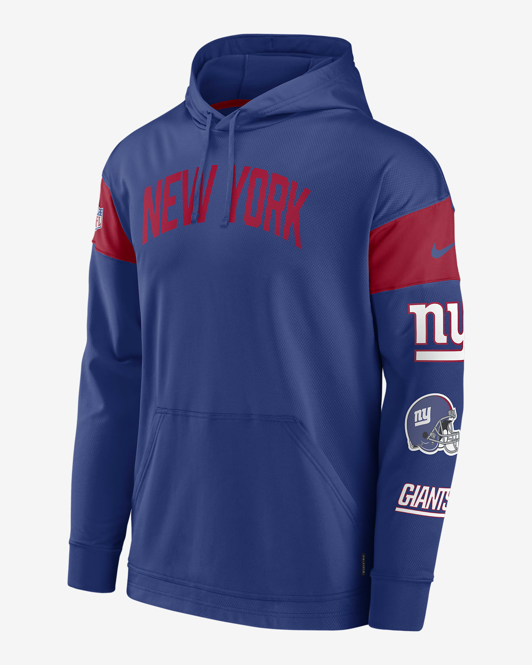 Nike Dri-FIT Athletic Arch Jersey (NFL New York Giants) Men's Pullover ...