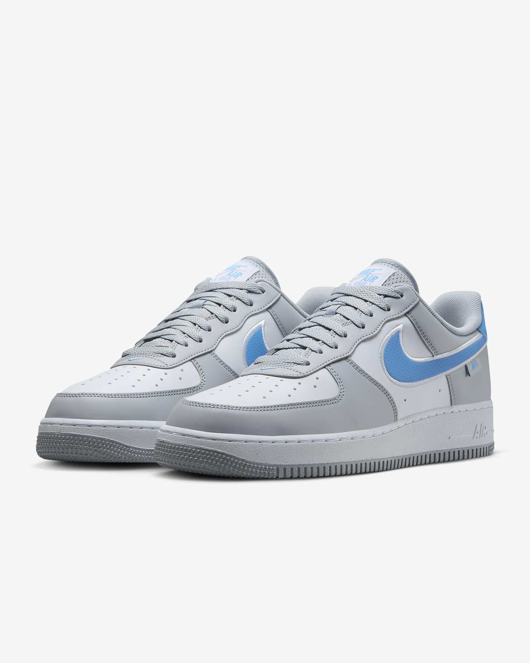 Nike Air Force 1 '07 Next Nature Erkek Ayakkabısı - Wolf Grey/Beyaz/University Blue