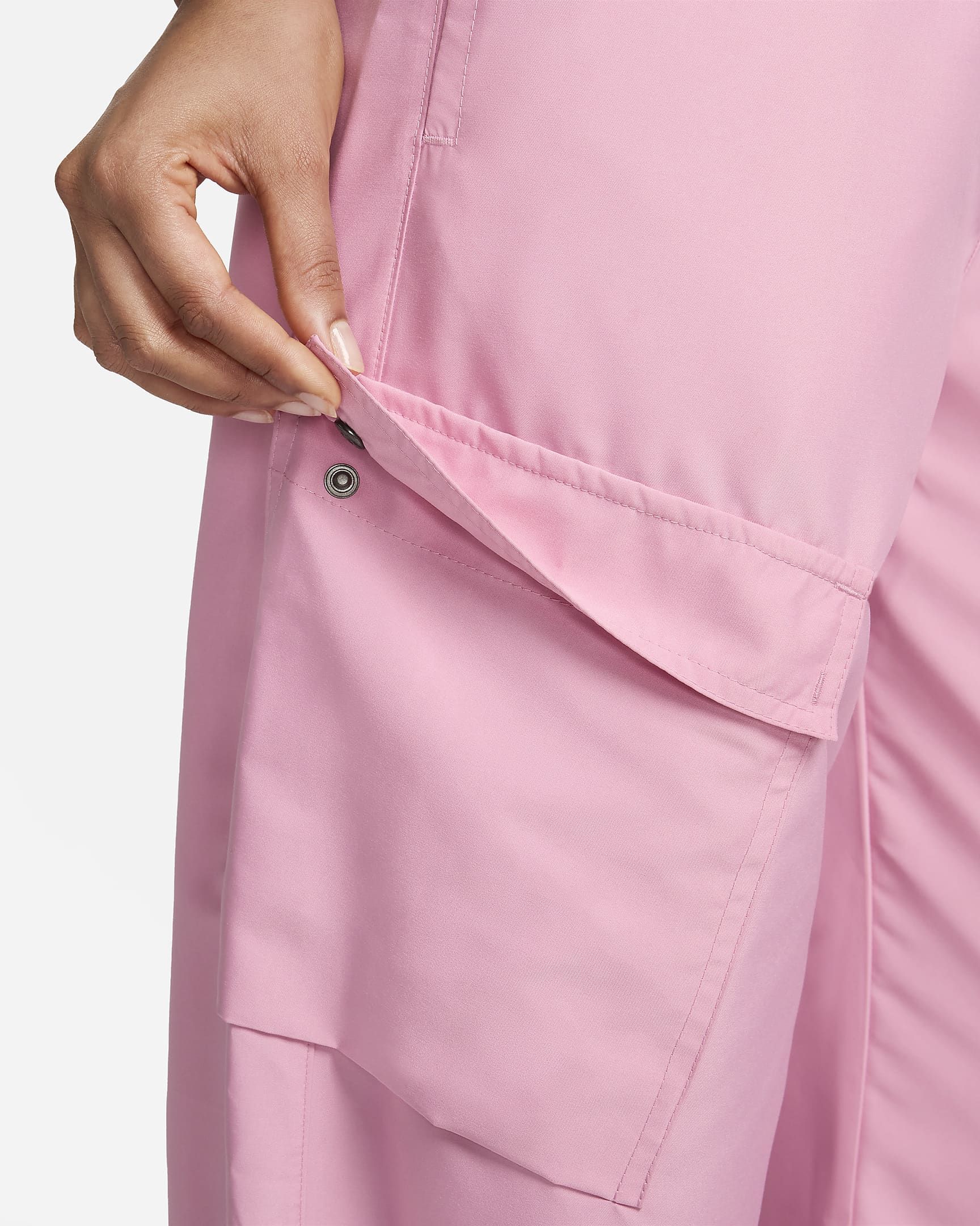 Nike Sportswear Women's Woven Cargo Trousers - Pink Rise