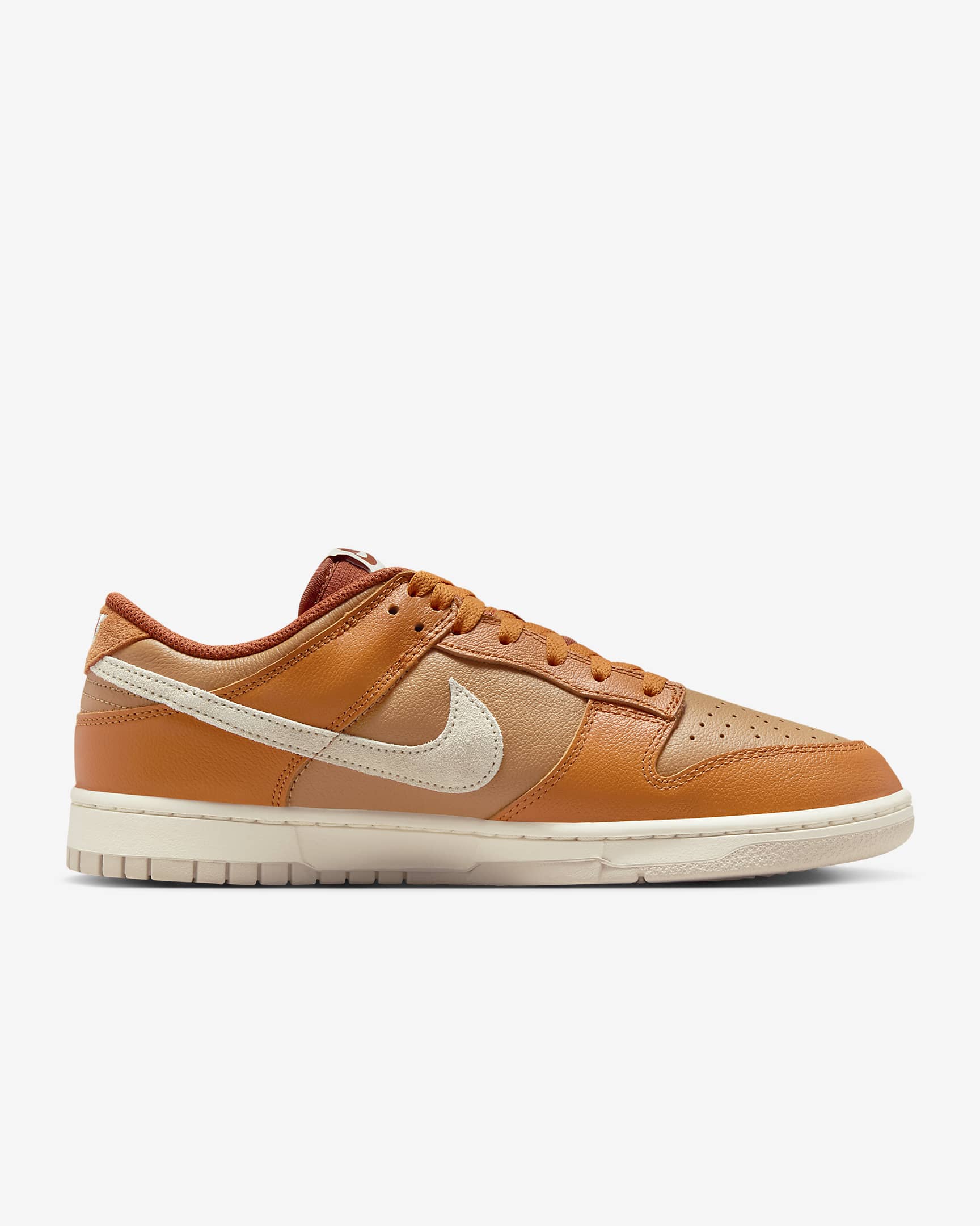 Nike Dunk Low Retro SE Men's Shoes - Monarch/Flax/Dark Russet/Light Orewood Brown