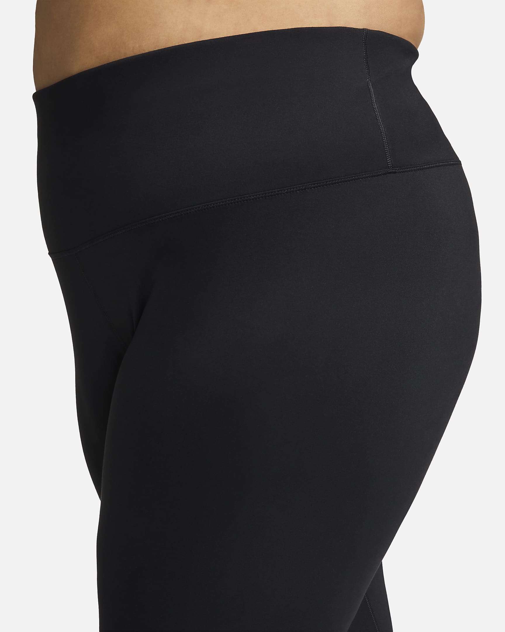 Nike One Women's High-Waisted Full-Length Leggings (Plus Size) - Black/Black