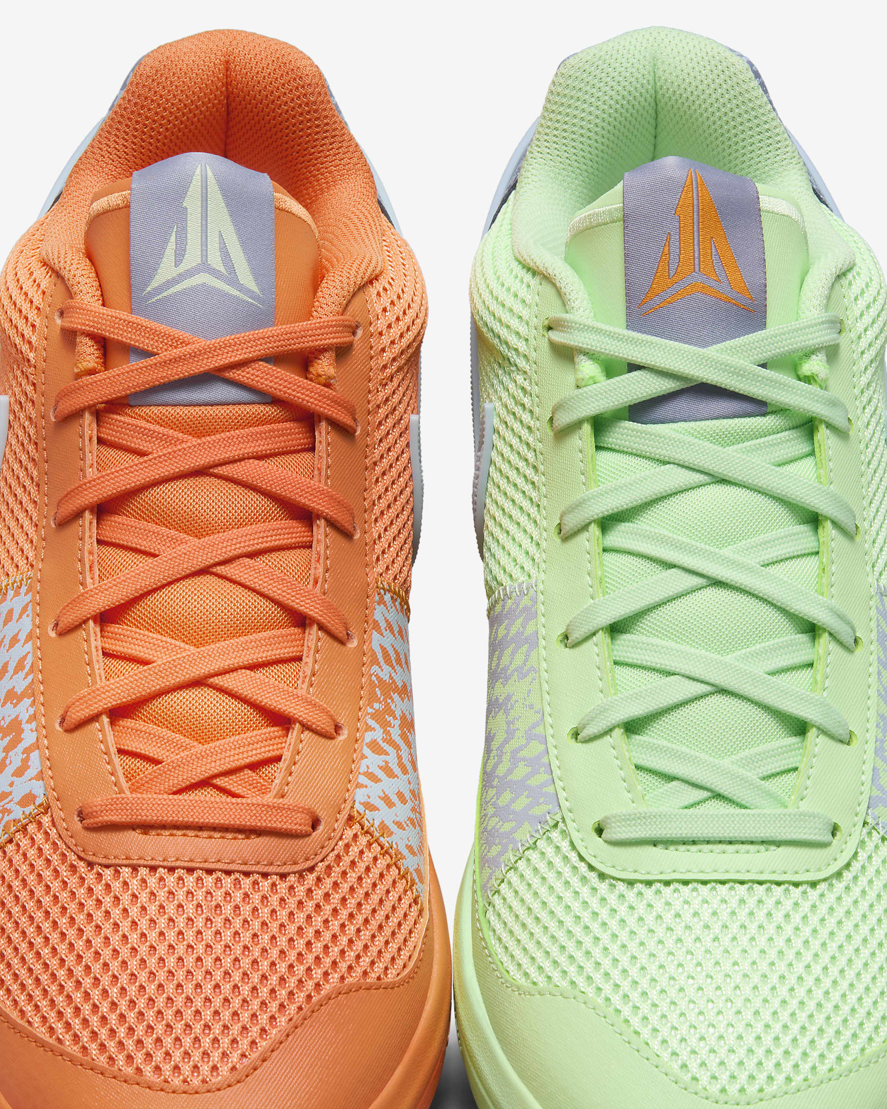 JA 1 EP Basketball Shoes - Bright Mandarin/Vapour Green/Light Armoury Blue/Multi-Colour