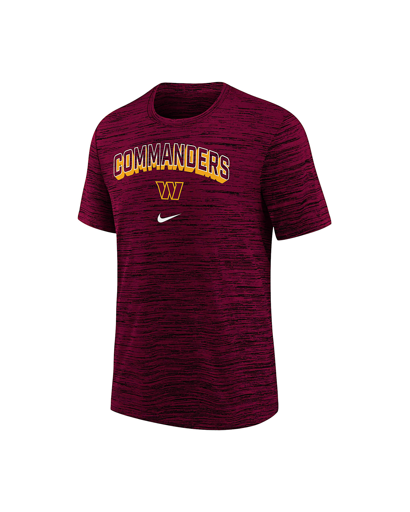 Playera Nike Dri-FIT de la NFL para niños talla grande Washington Commanders Sideline Velocity - Burdeos