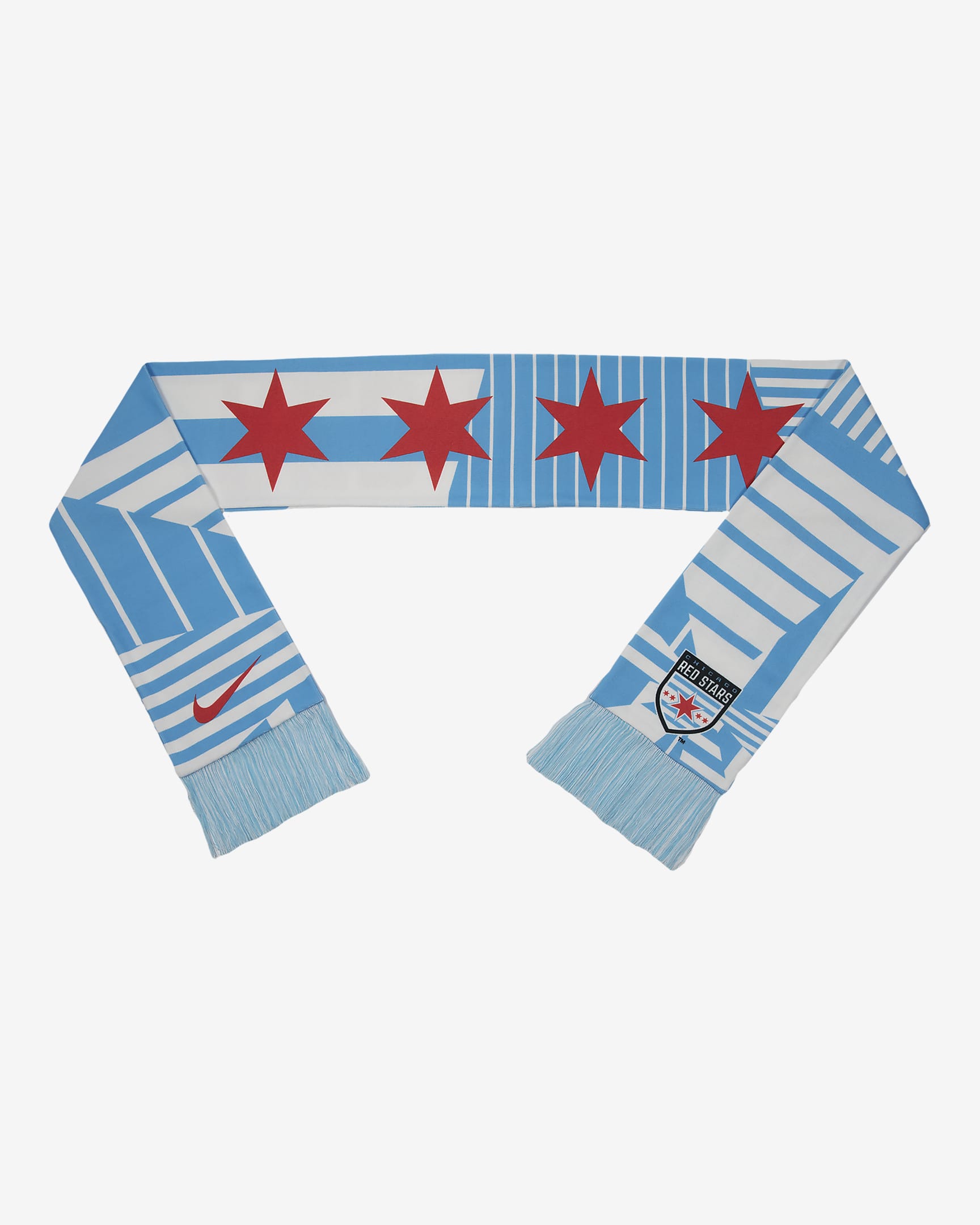 Chicago Red Stars Nike NWSL Scarf - Multi-Color Print