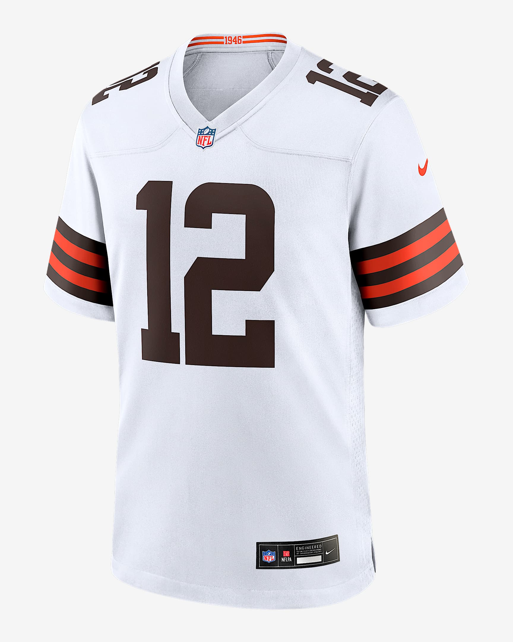 Shedeur Sanders Cleveland Browns 2025 NFL Draft Men's Nike NFL Game Jersey - White