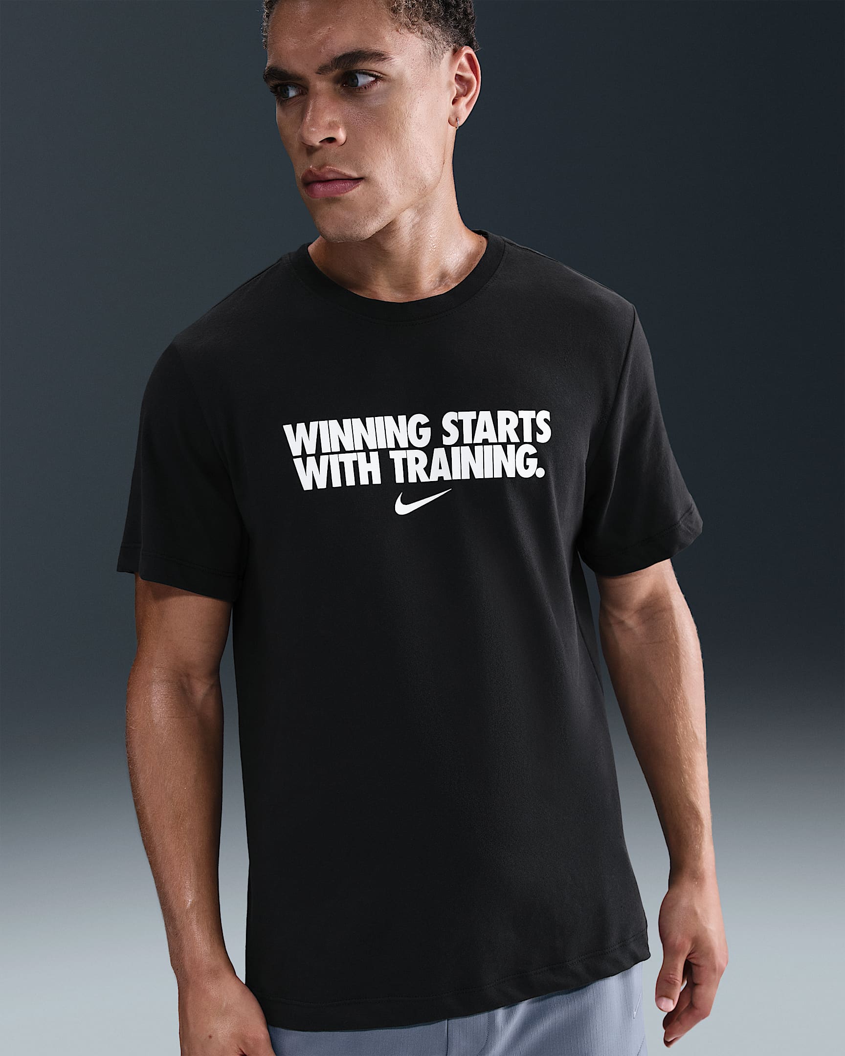 Nike Men's Dri-FIT T-Shirt - Black